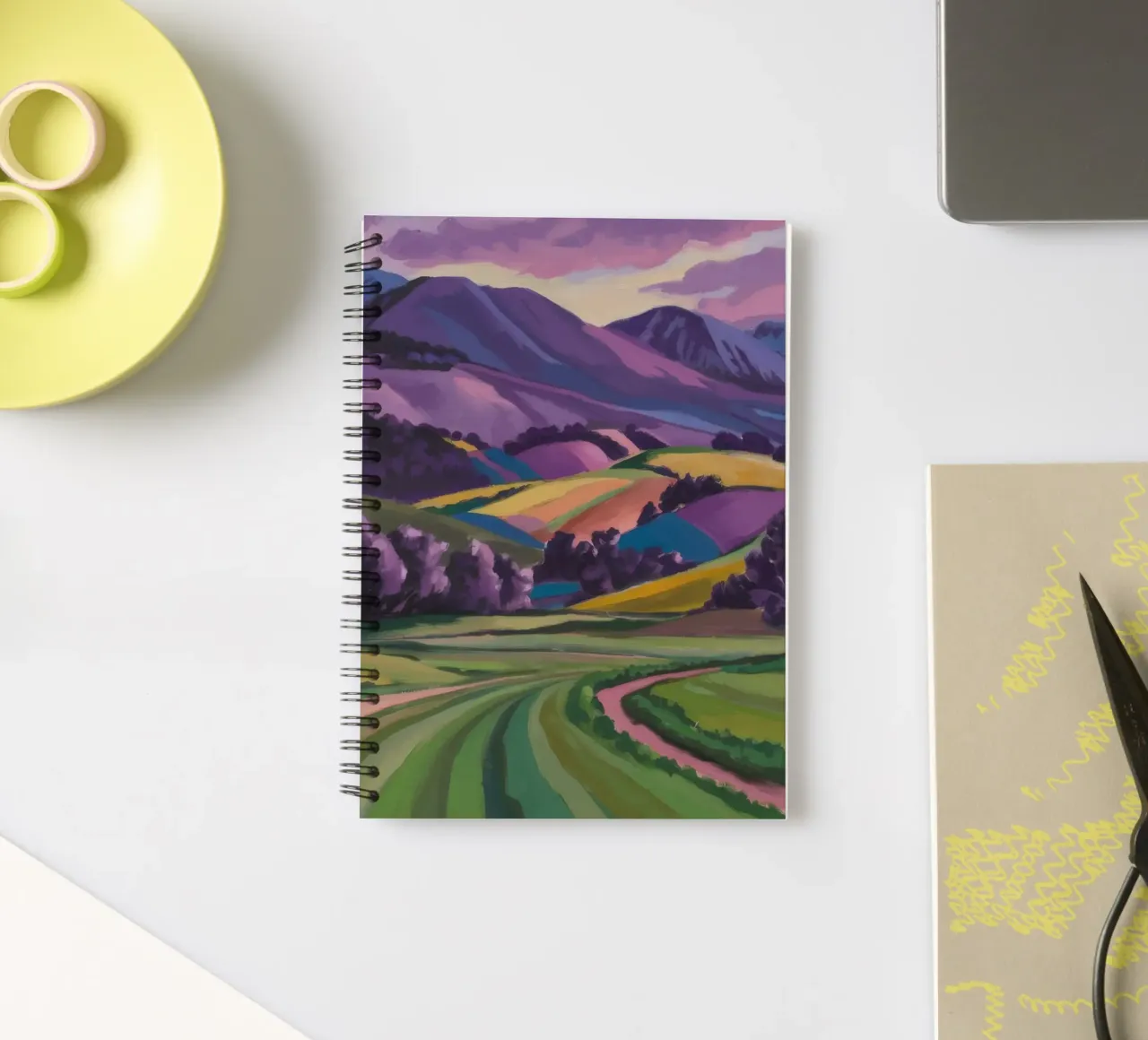 Emerald Path Radiance spiral notebook by Radiance Landscape