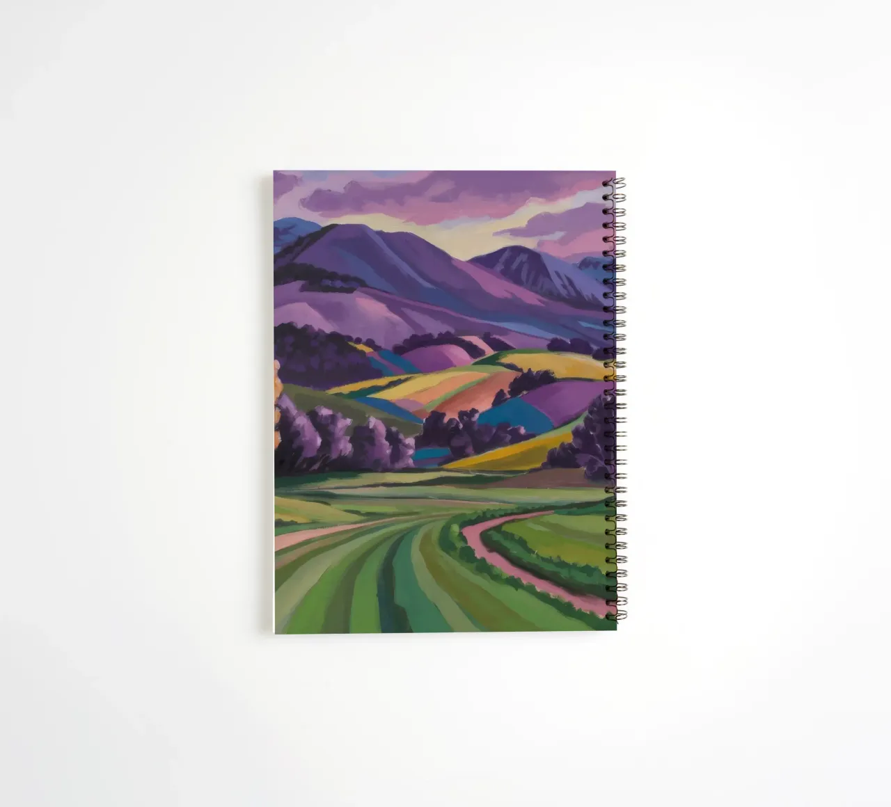 Emerald Path Radiance spiral notebook by Radiance Landscape