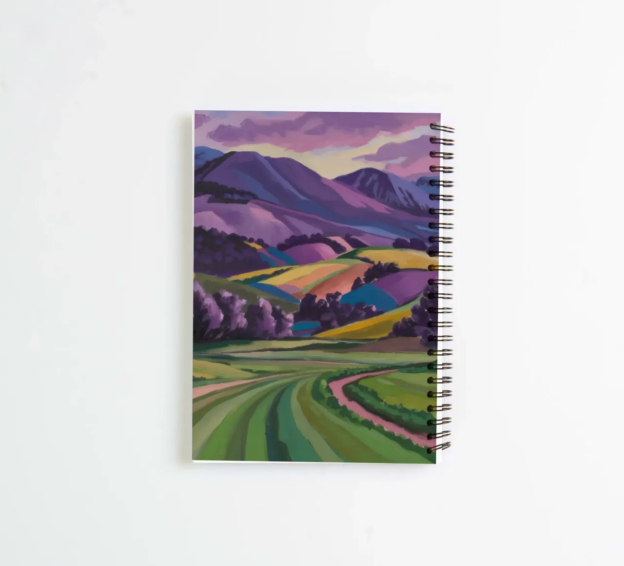 Emerald Path Radiance spiral notebook by Radiance Landscape