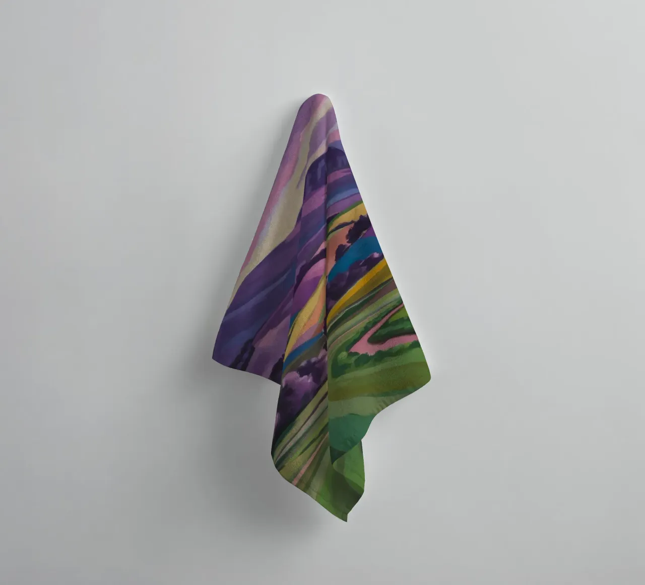 Emerald Path Radiance towel by Radiance Landscape