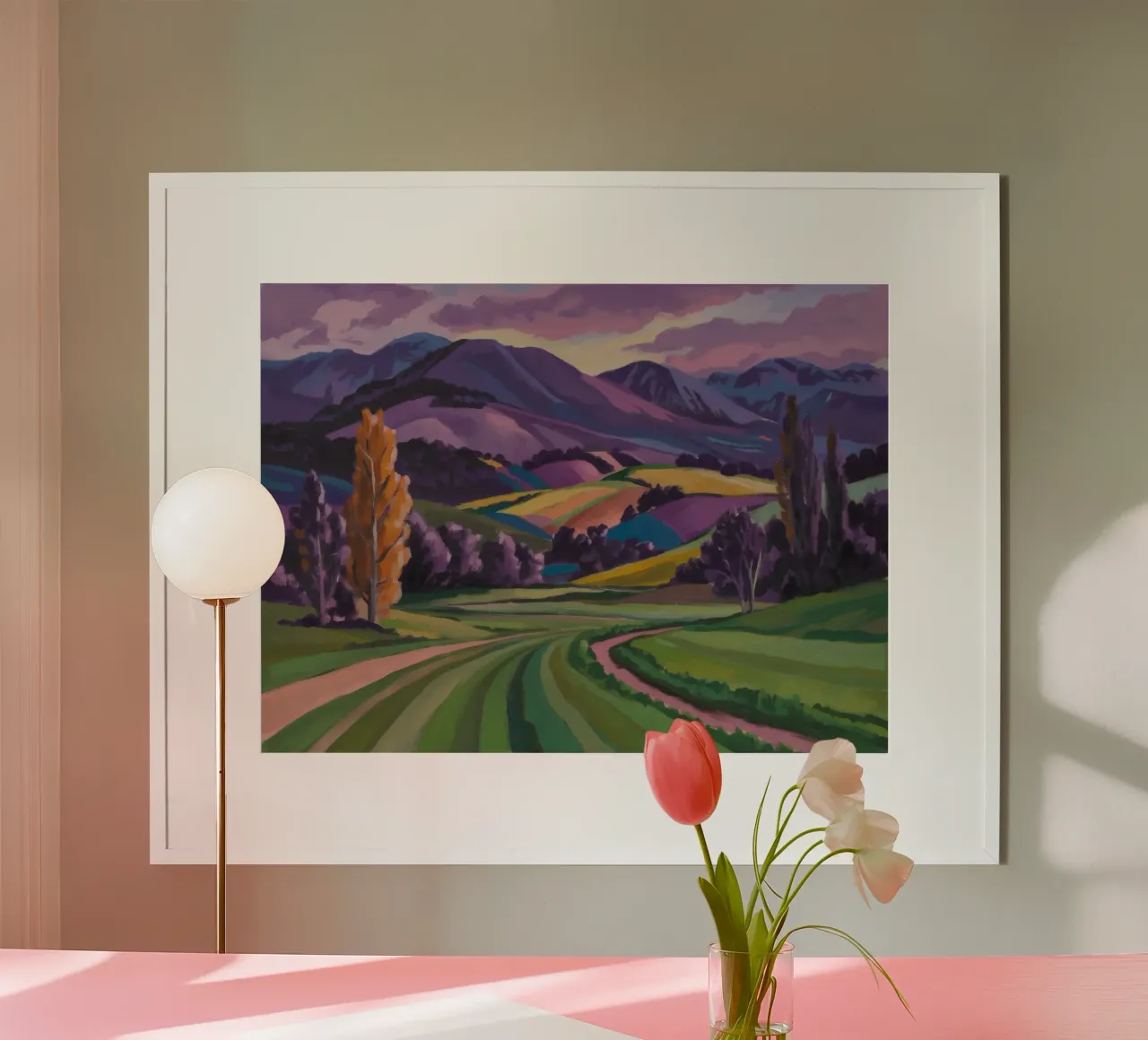 Emerald Path Radiance poster by Radiance Landscape