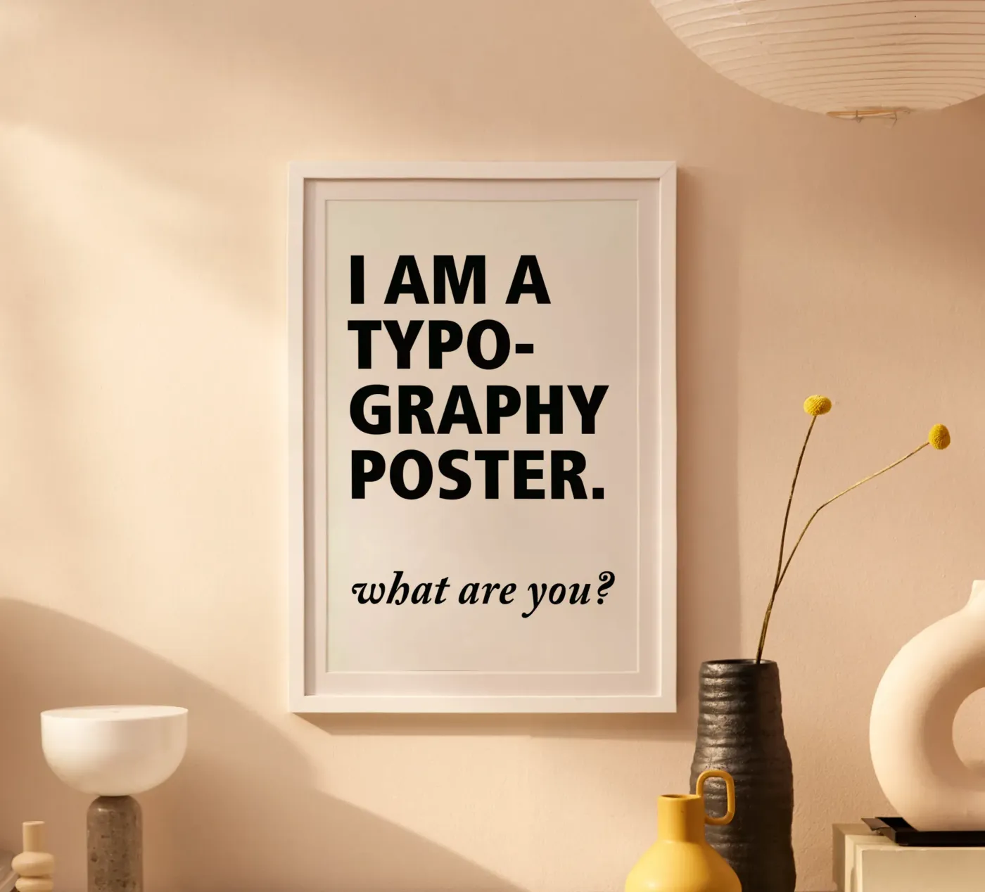 What are you? poster da Magdalena Lindstedt