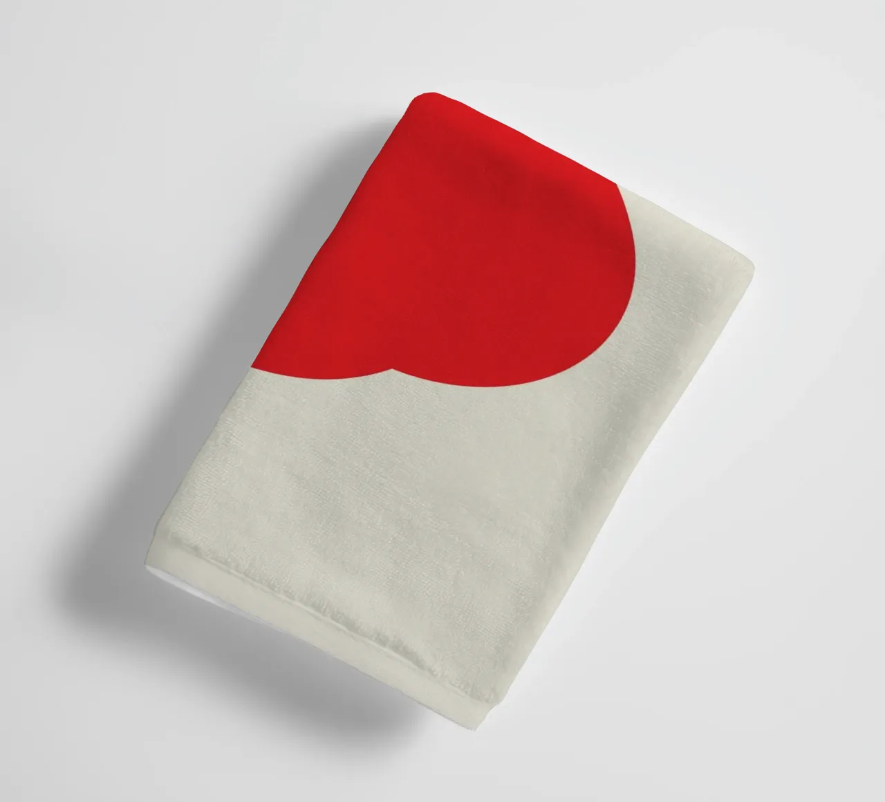 Bauhaus Rote Blüte Handtuch von Family Bauhaus Art
