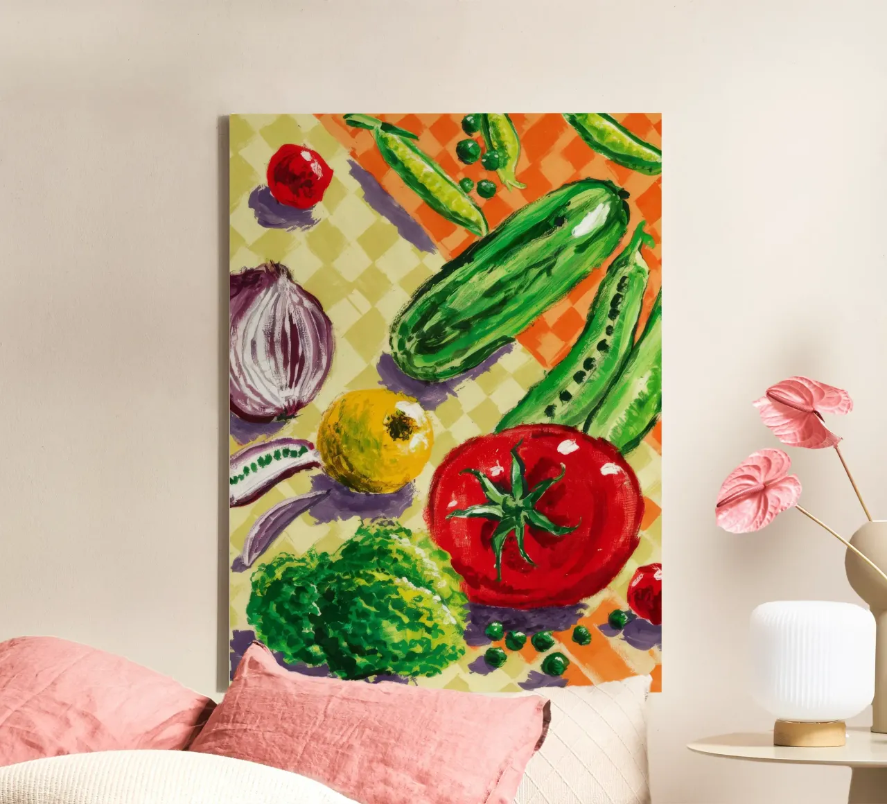 Verdant Harvest Display canvas with Floater frame by Infinite Chroma