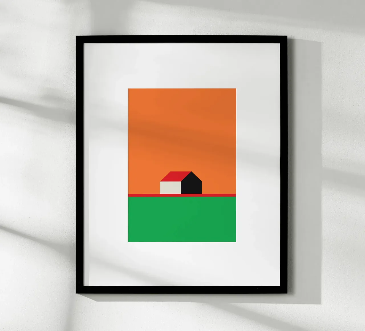 Casa Bauhaus isolata poster da Family Bauhaus Art