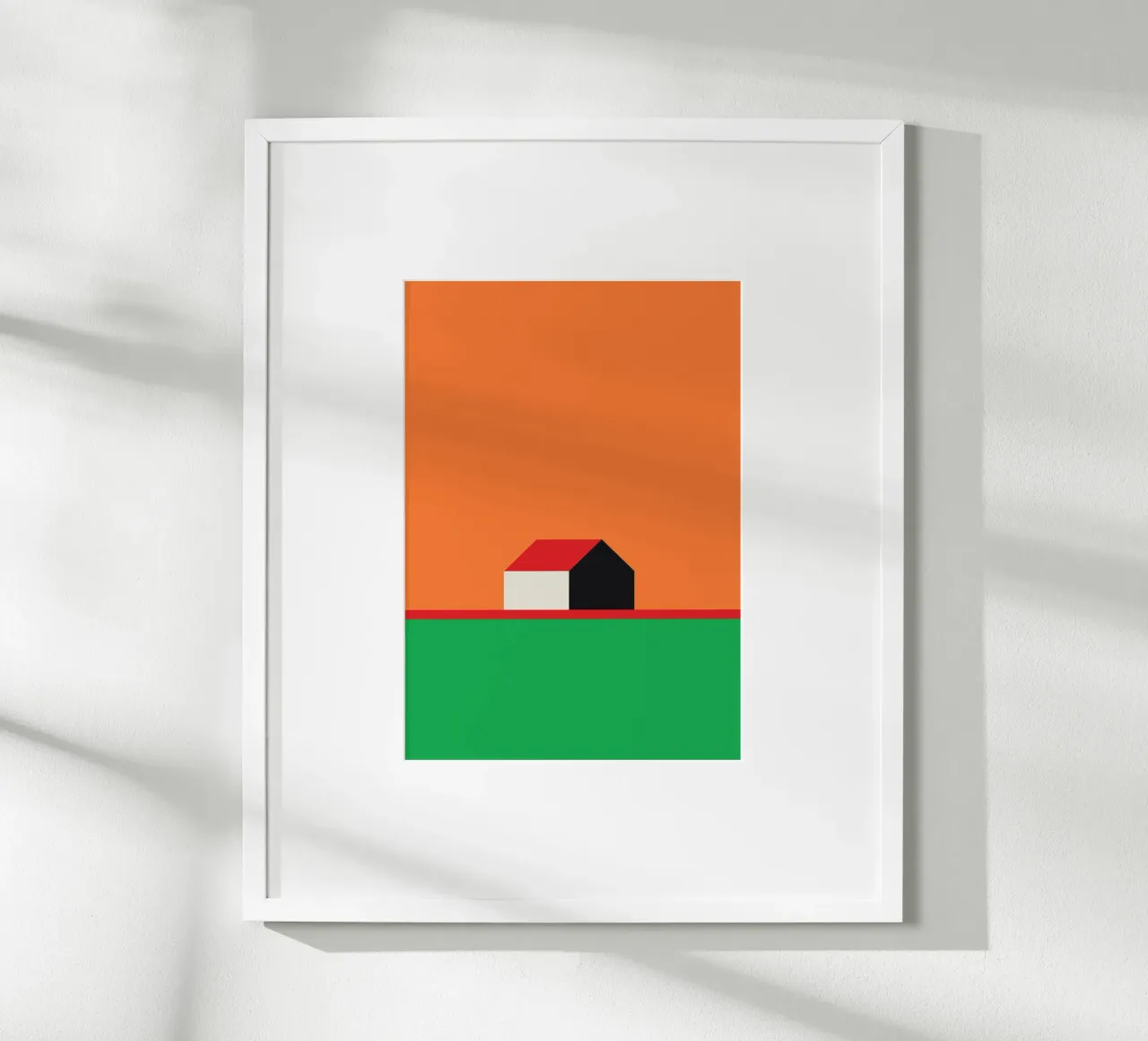 Casa Bauhaus isolata poster da Family Bauhaus Art