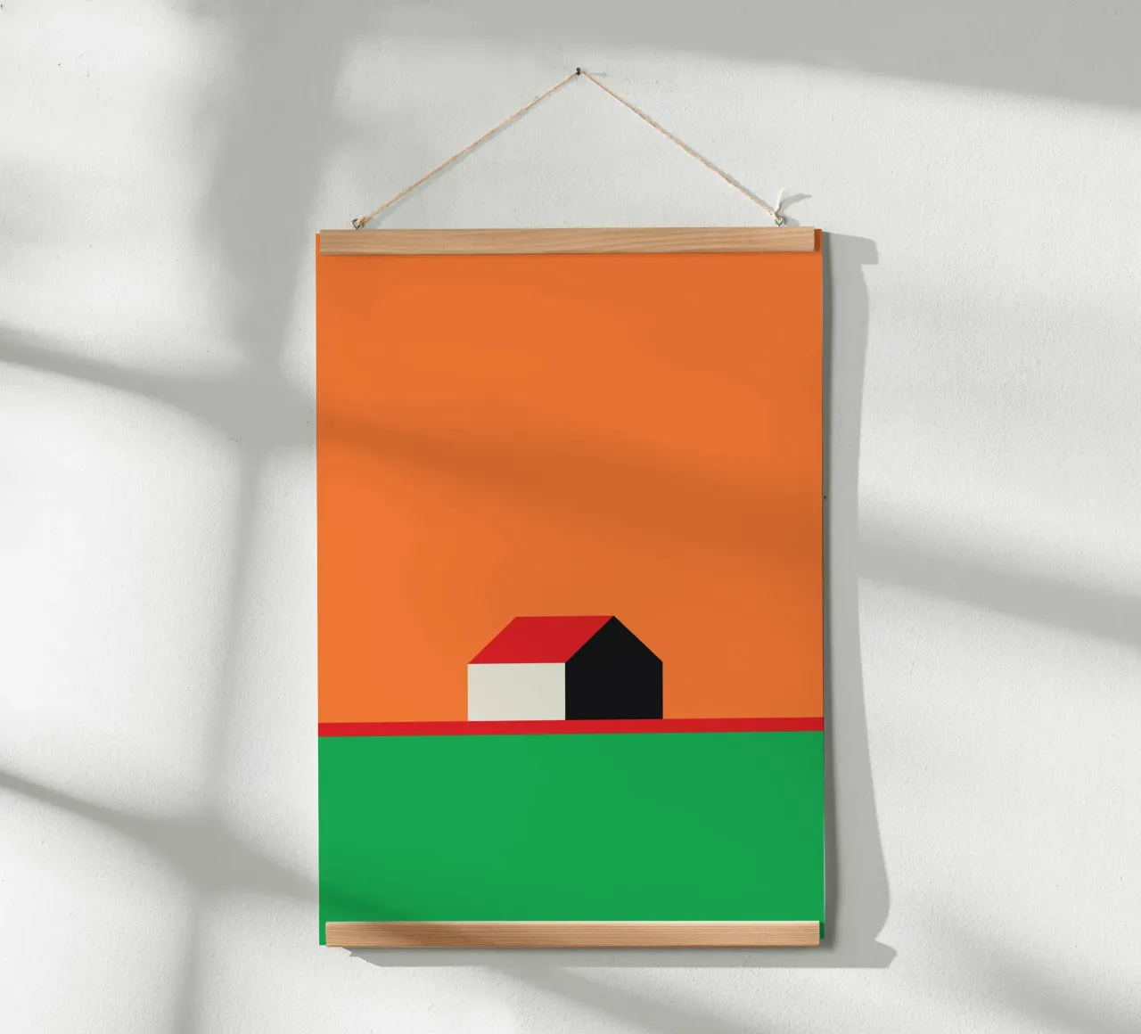Casa Bauhaus isolata poster da Family Bauhaus Art