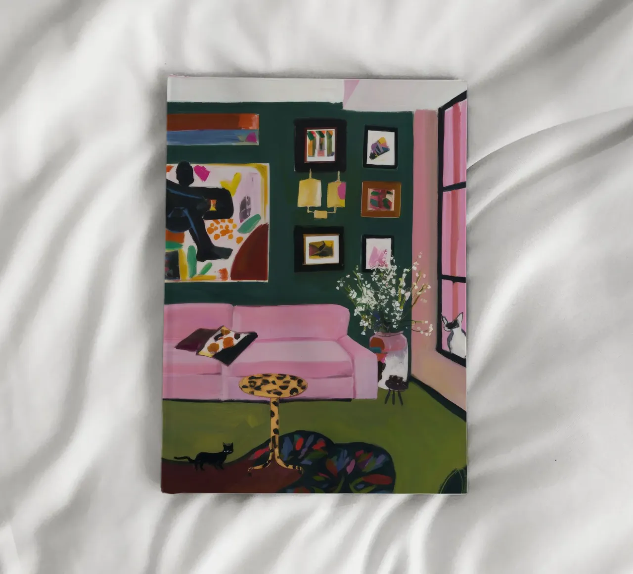 Emerald Lounge Muse notebook by Opal Strokes