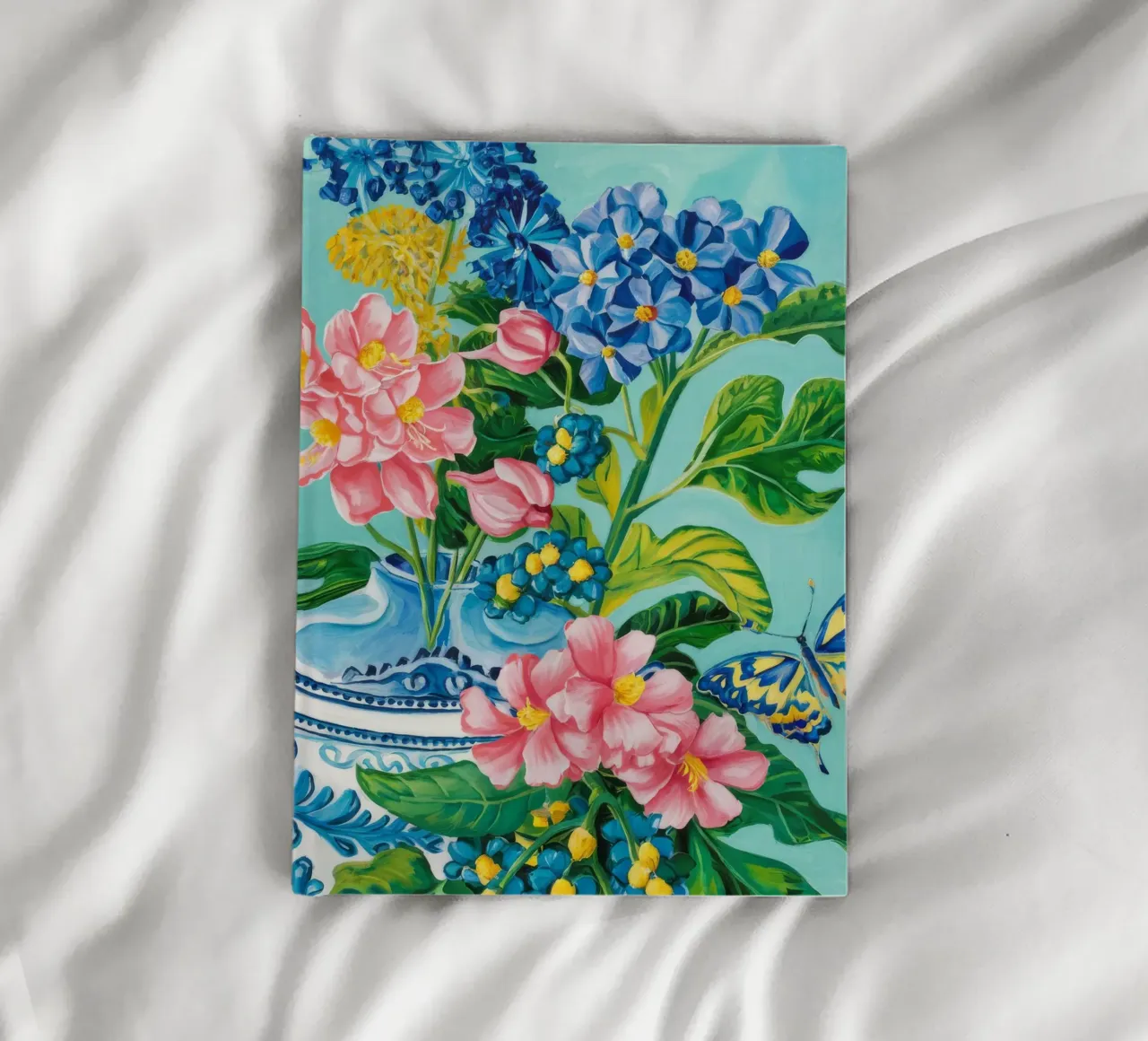 Azure Bloom Flutter notebook by Infinite Chroma