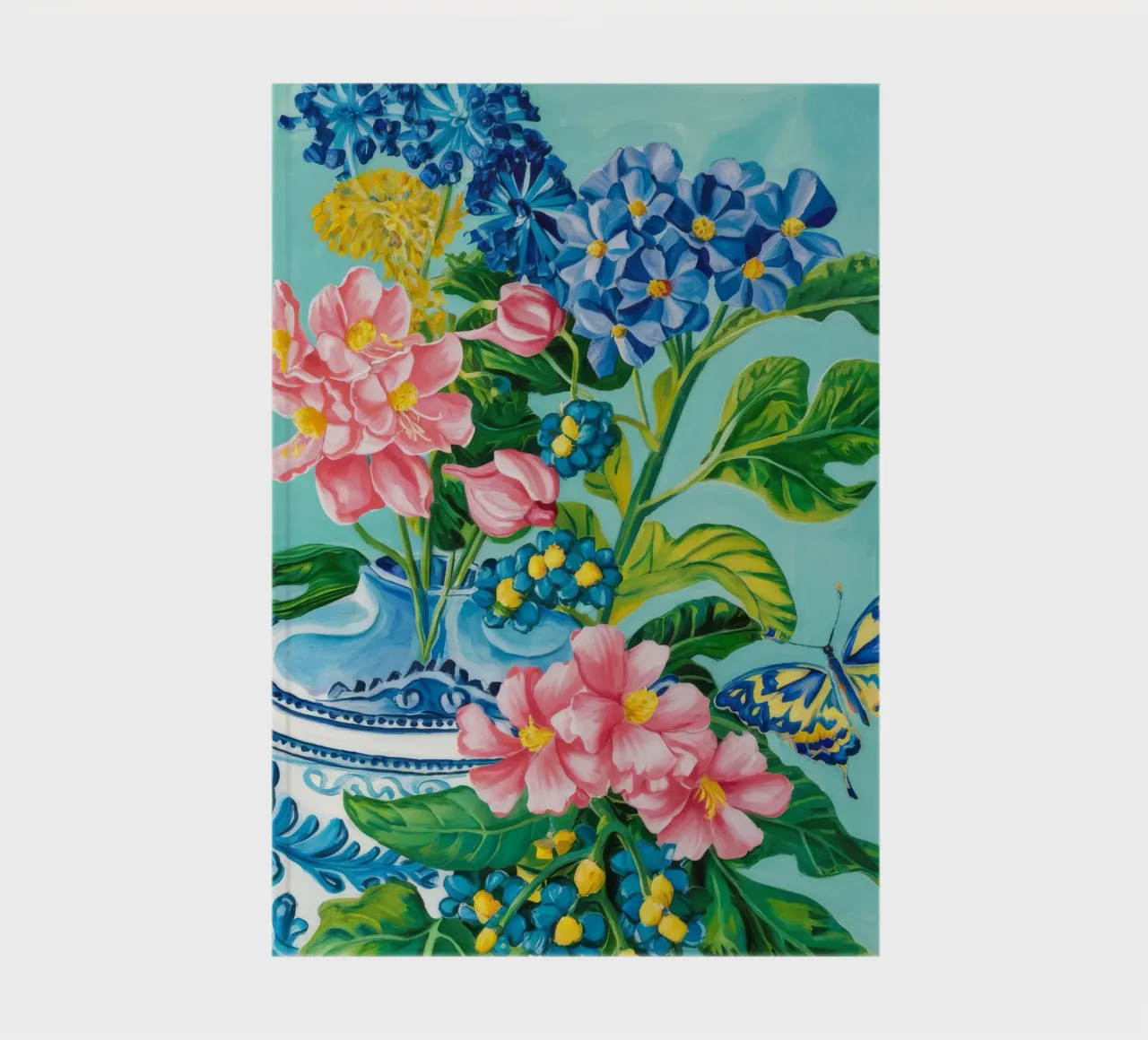 Azure Bloom Flutter notebook by Infinite Chroma