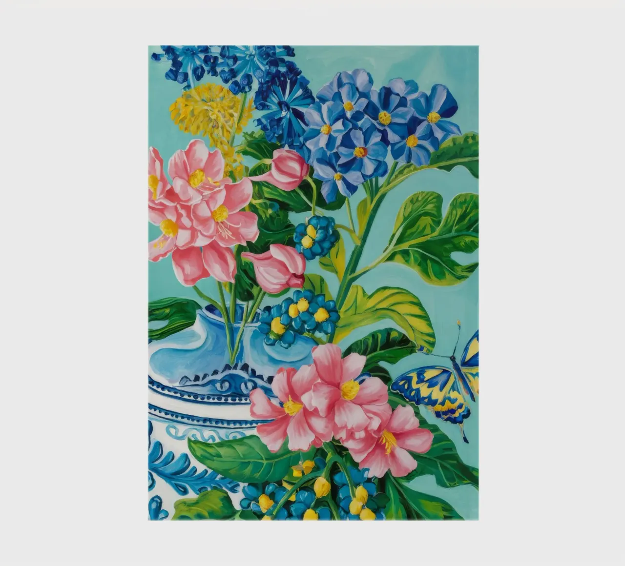 Azure Bloom Flutter notebook by Infinite Chroma