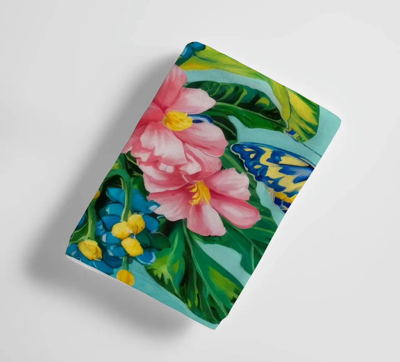 Azure Bloom Flutter towel by Infinite Chroma