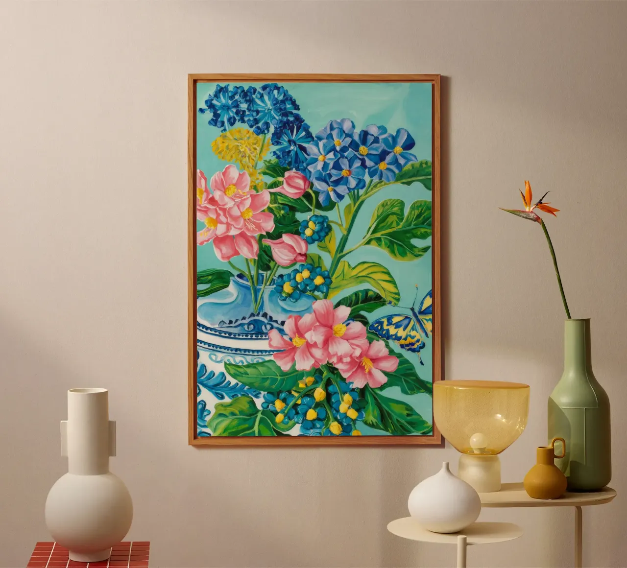 Azure Bloom Flutter aluminio dibond de Infinite Chroma
