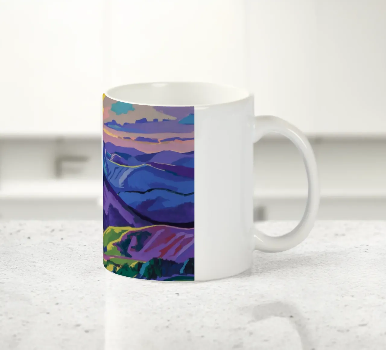 Sogno del picco prismatico tazza in ceramica da Celestial Harmony