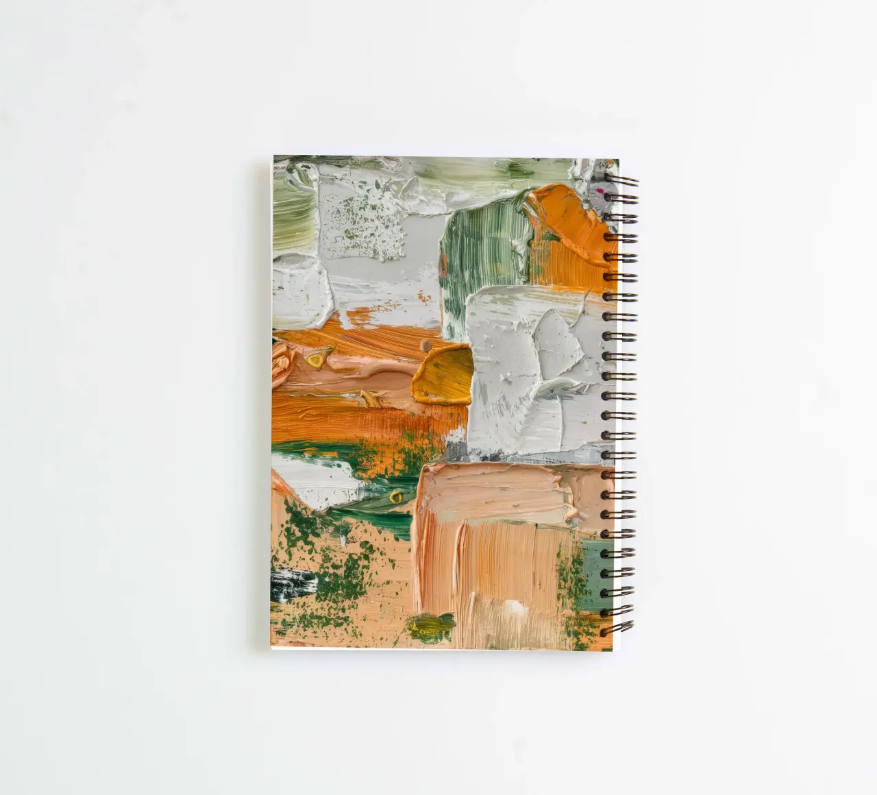 Citrus Impasto Blocks spiral notebook by Dream Spectrum