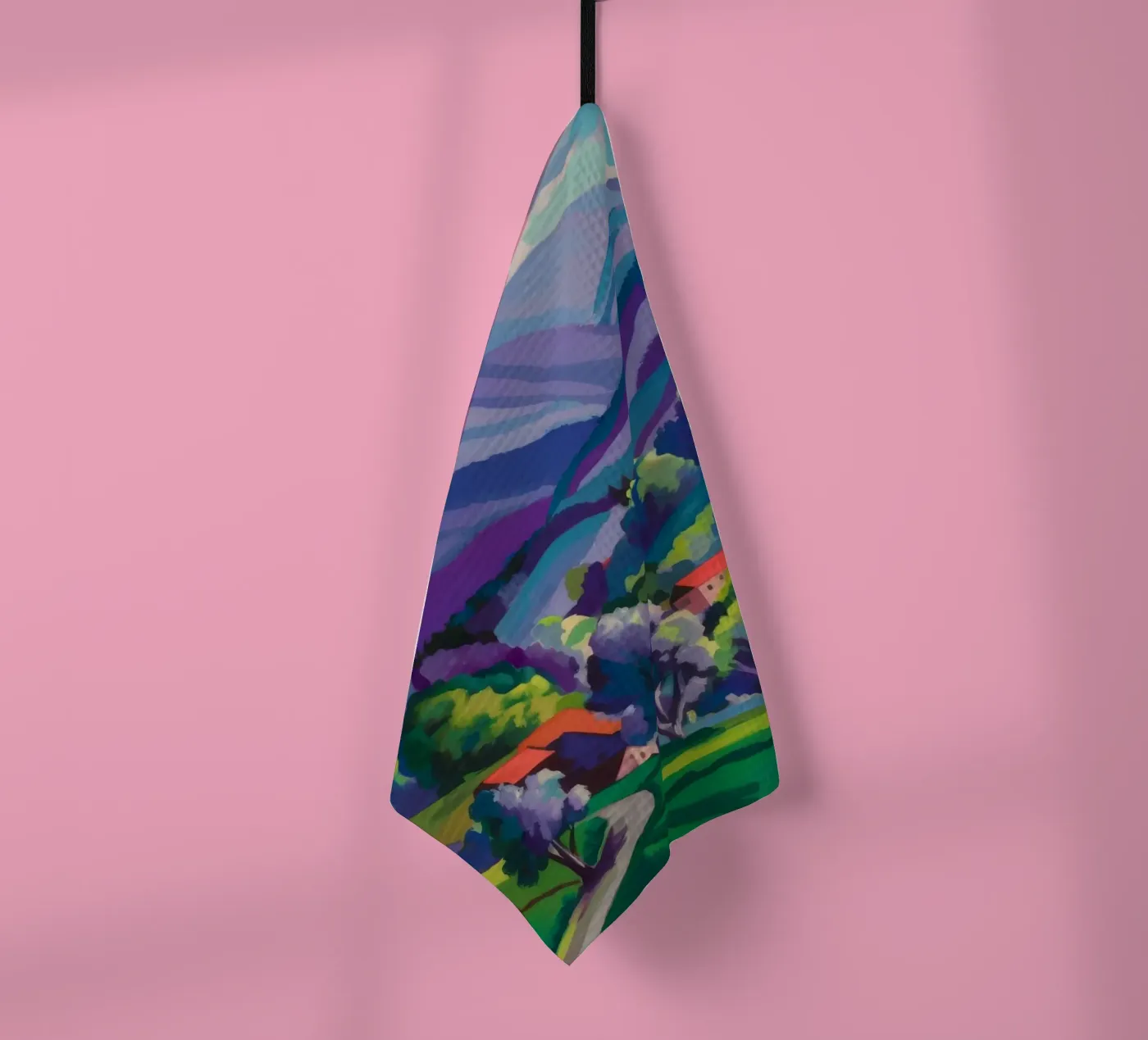 Village Hillside Patchwork torchon de Radiance Landscape