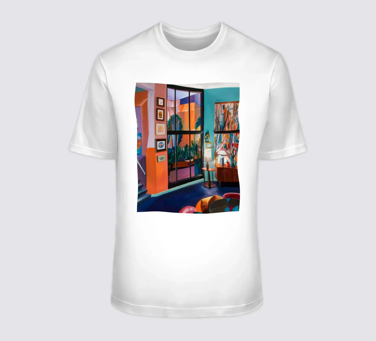 Luce di soglia cremisi t-shirt da Opal Strokes