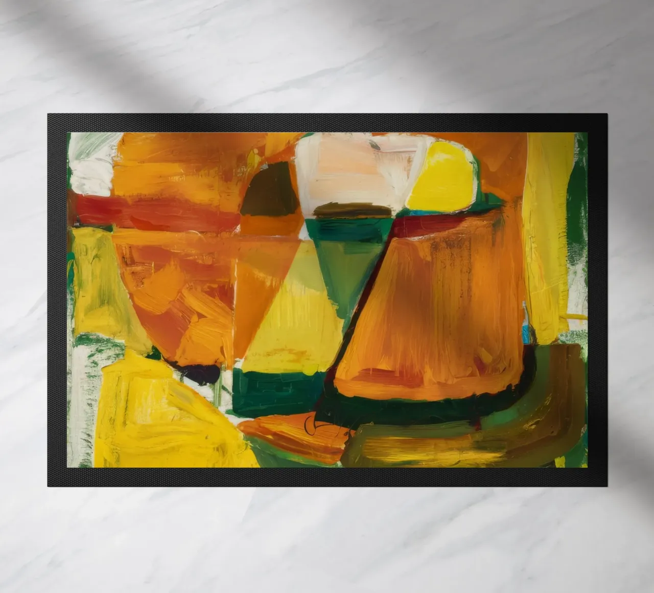 Solar Bloom Oculus doormat by Dream Spectrum