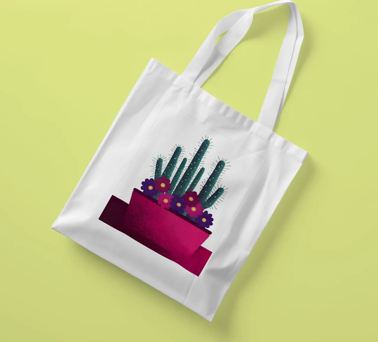 Fiore di cactus borsa in juta da SOUL SHOP