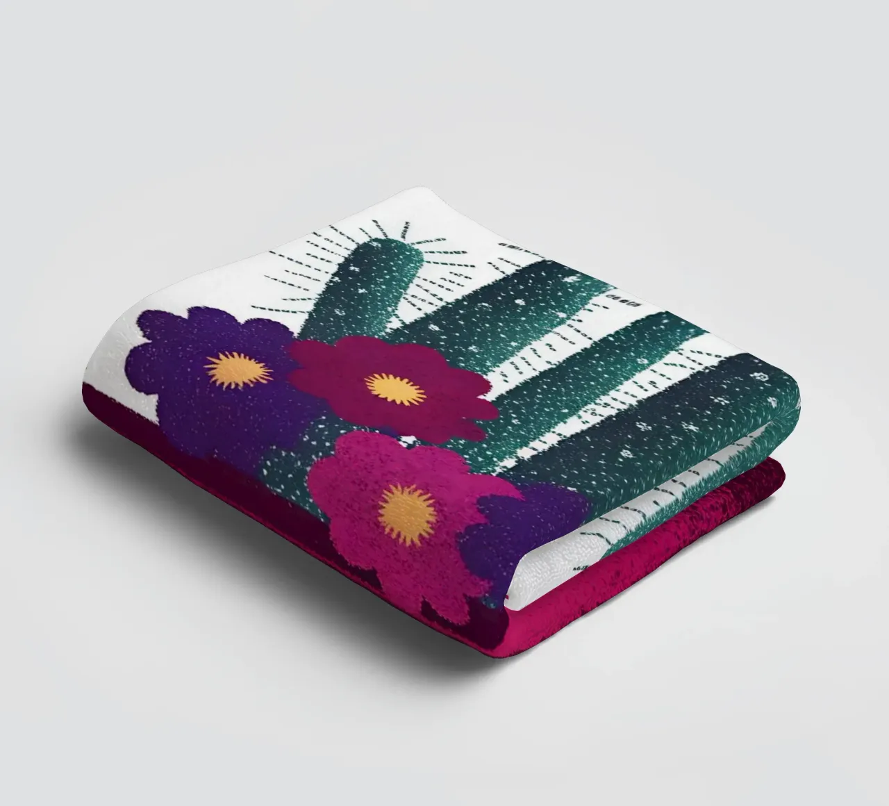 Fiore di cactus asciugamano da bagno da SOUL SHOP