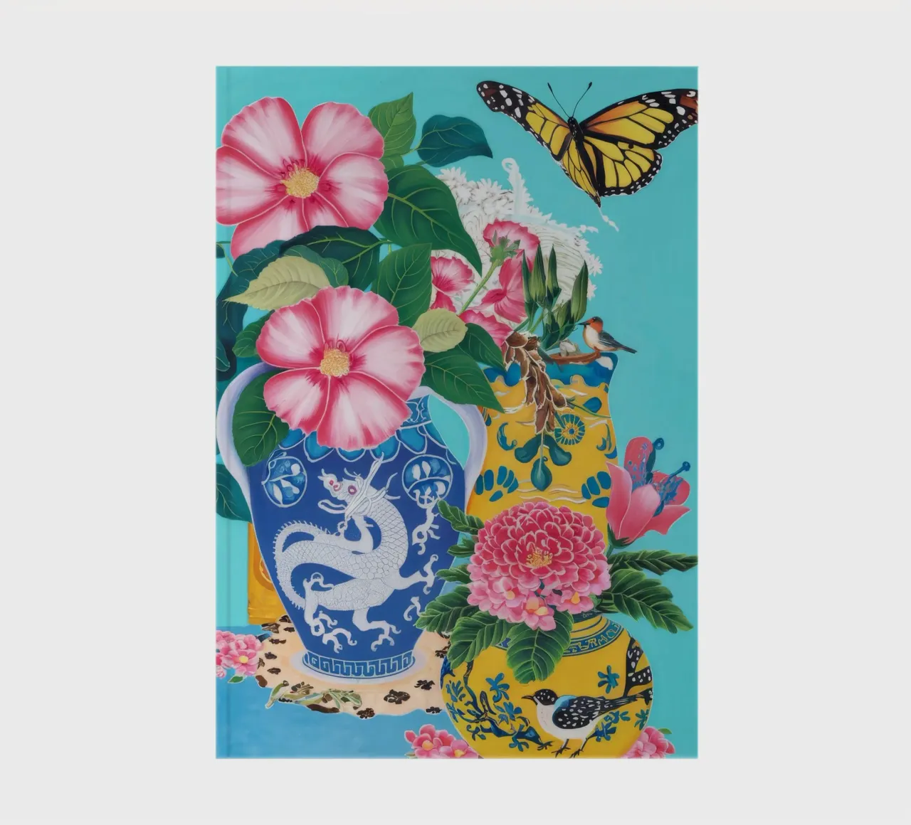 Cerulean Tea Bloom Notizbuch von Infinite Chroma