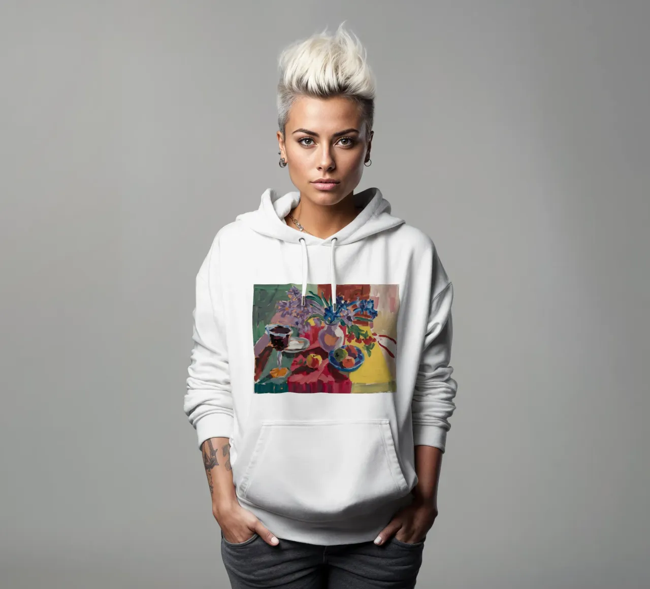 Ruby Teatime Splendor felpa con cappuccio da Radiance Landscape