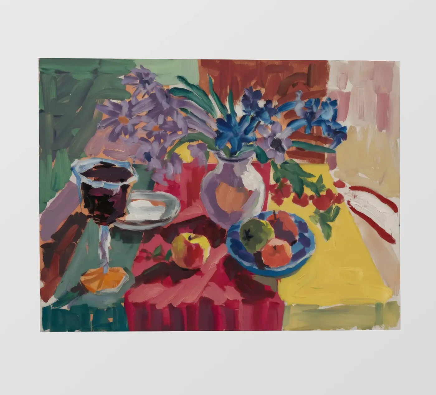 Rubinrote Teatime-Pracht PVC Plane von Radiance Landscape