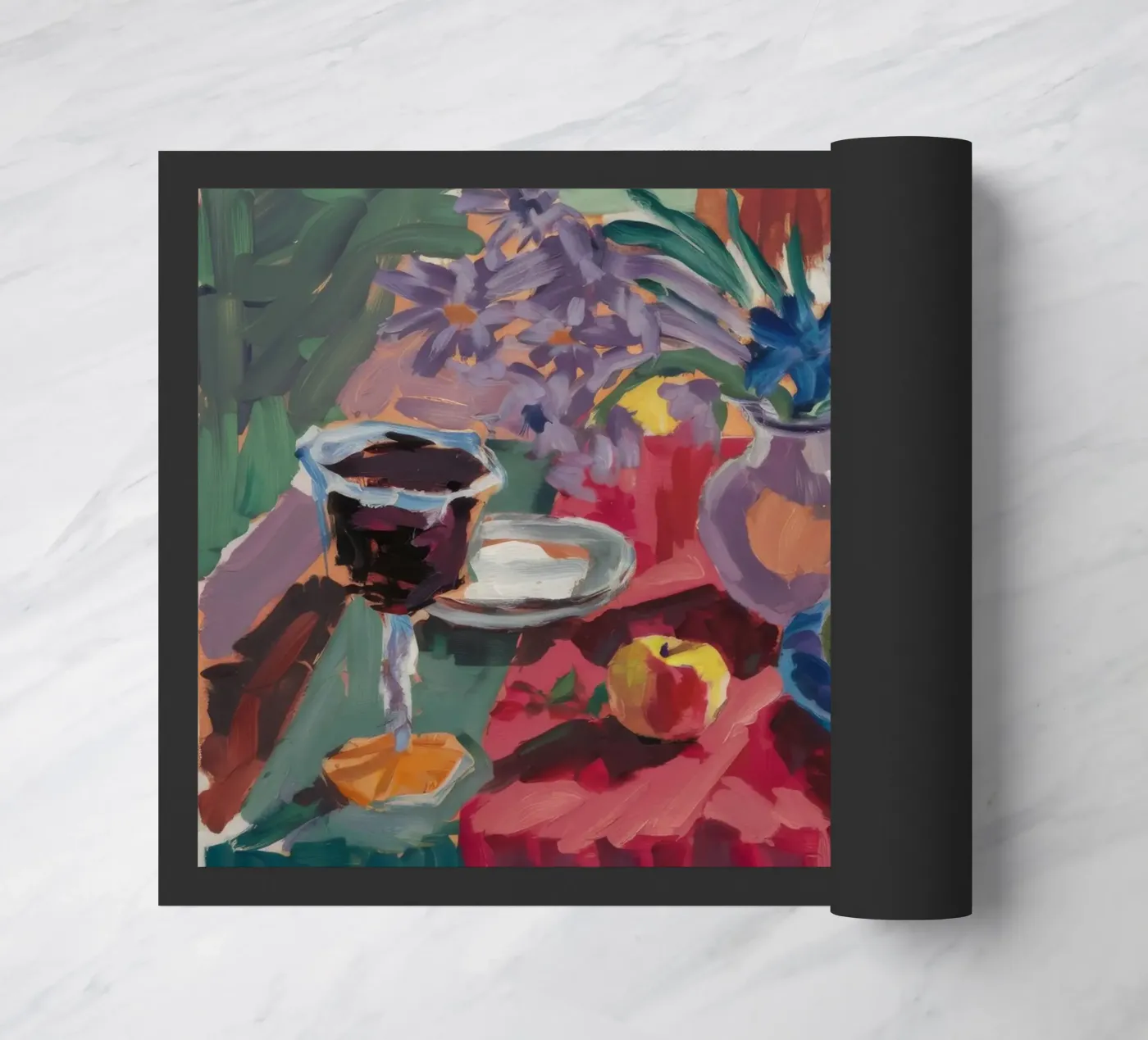 Ruby Teatime Splendor doormat by Radiance Landscape