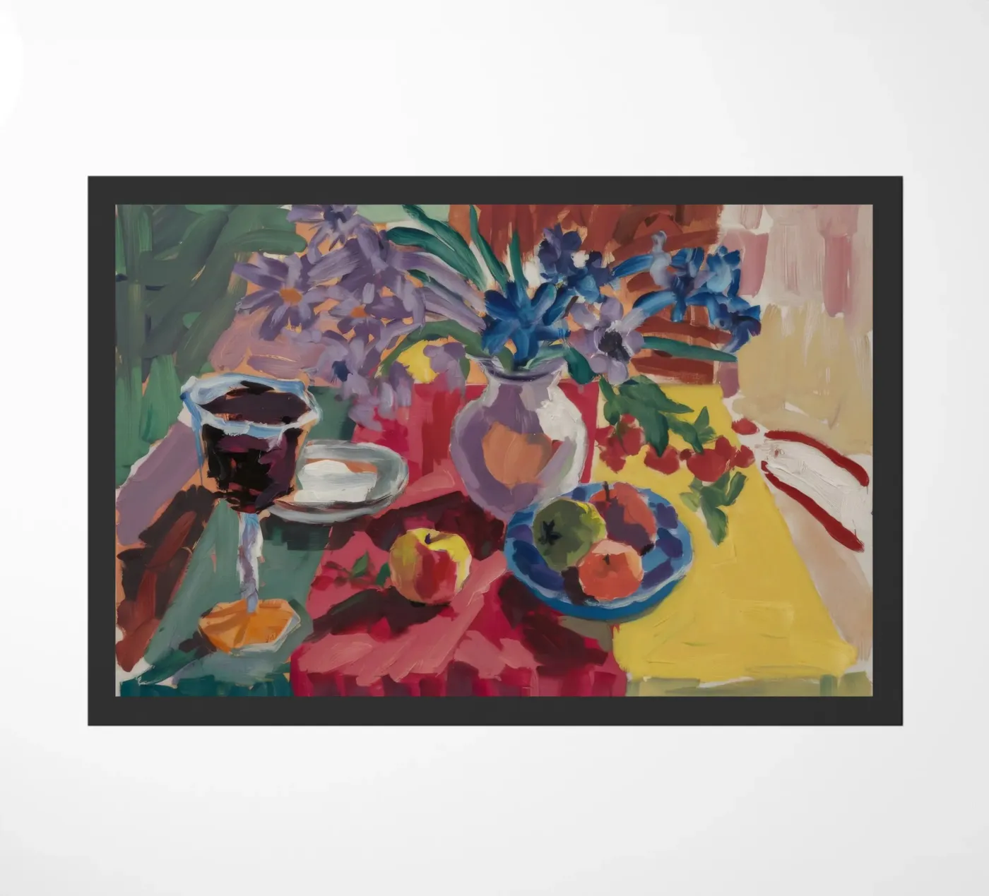 Ruby Teatime Splendor doormat by Radiance Landscape