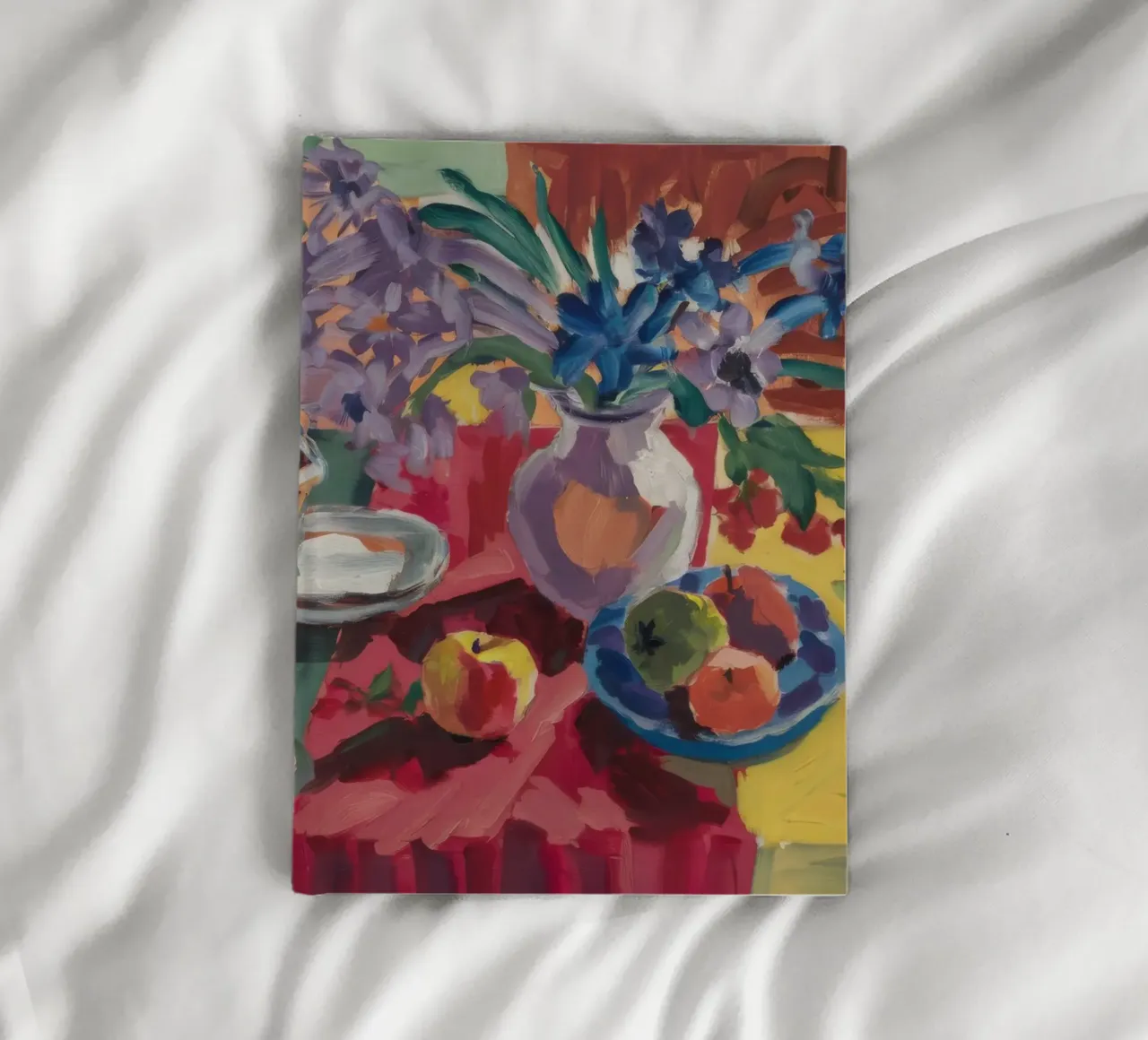 Ruby Teatime Splendor notebook by Radiance Landscape