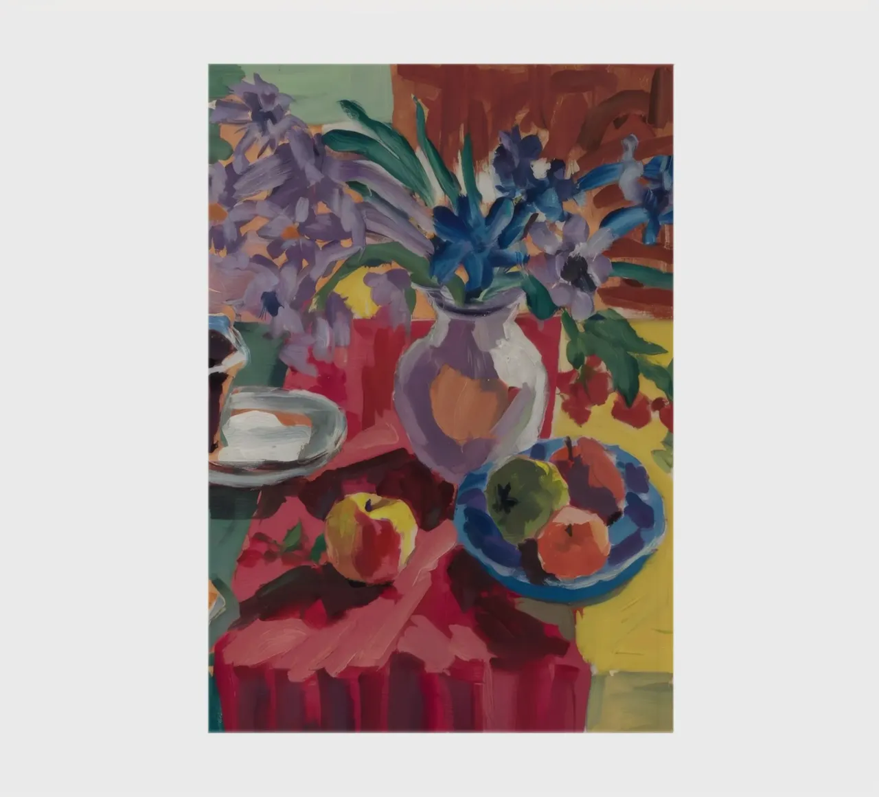 Ruby Teatime Splendor notebook by Radiance Landscape