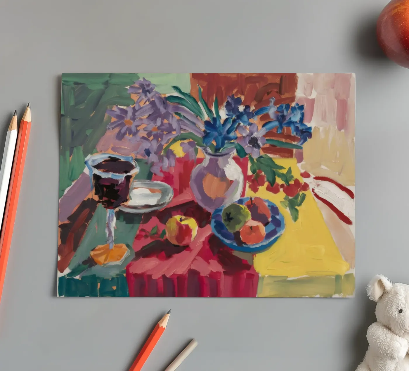 Ruby Teatime Splendor sticker sheet by Radiance Landscape