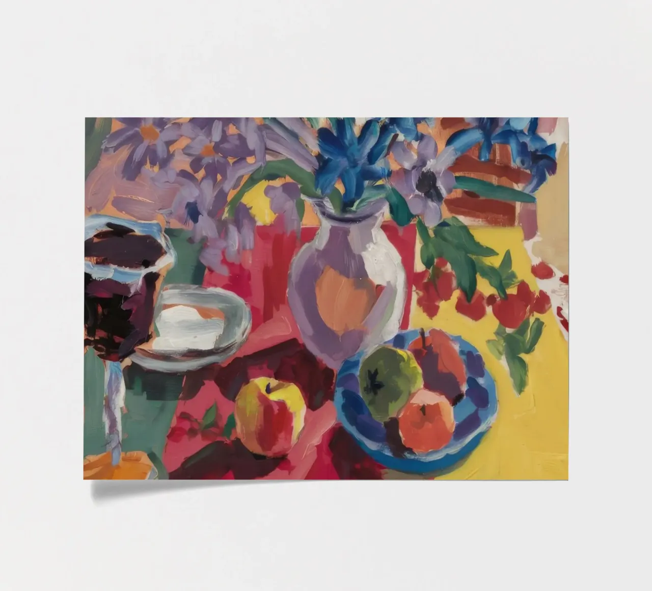 Ruby Teatime Splendor sticker sheet by Radiance Landscape