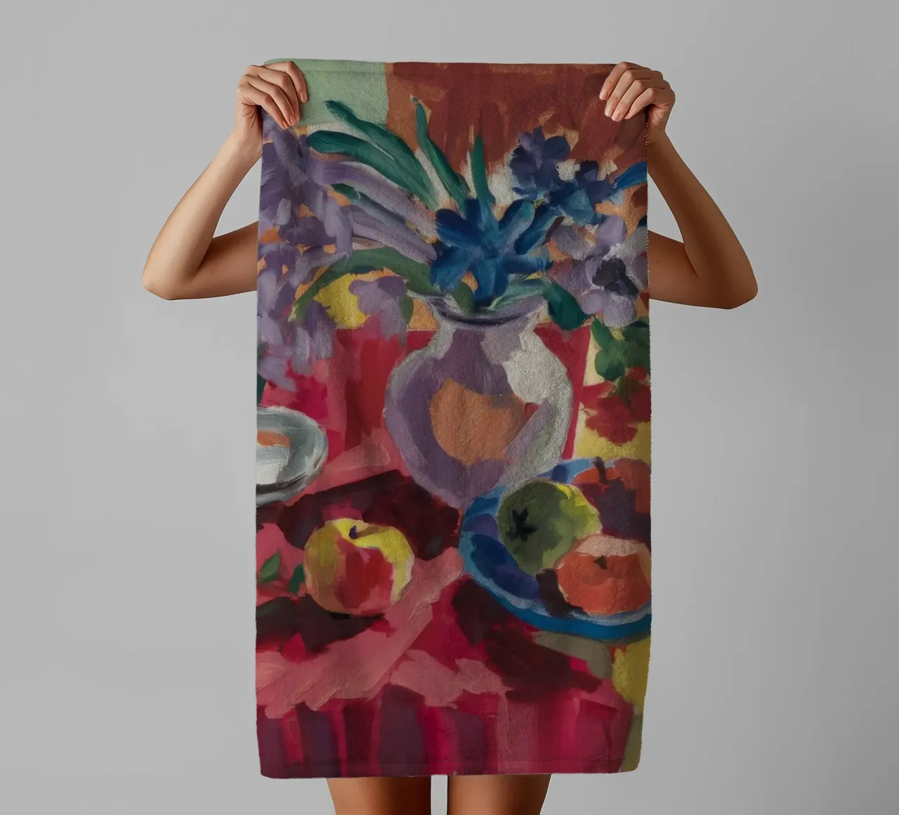 Ruby Teatime Splendor towel by Radiance Landscape