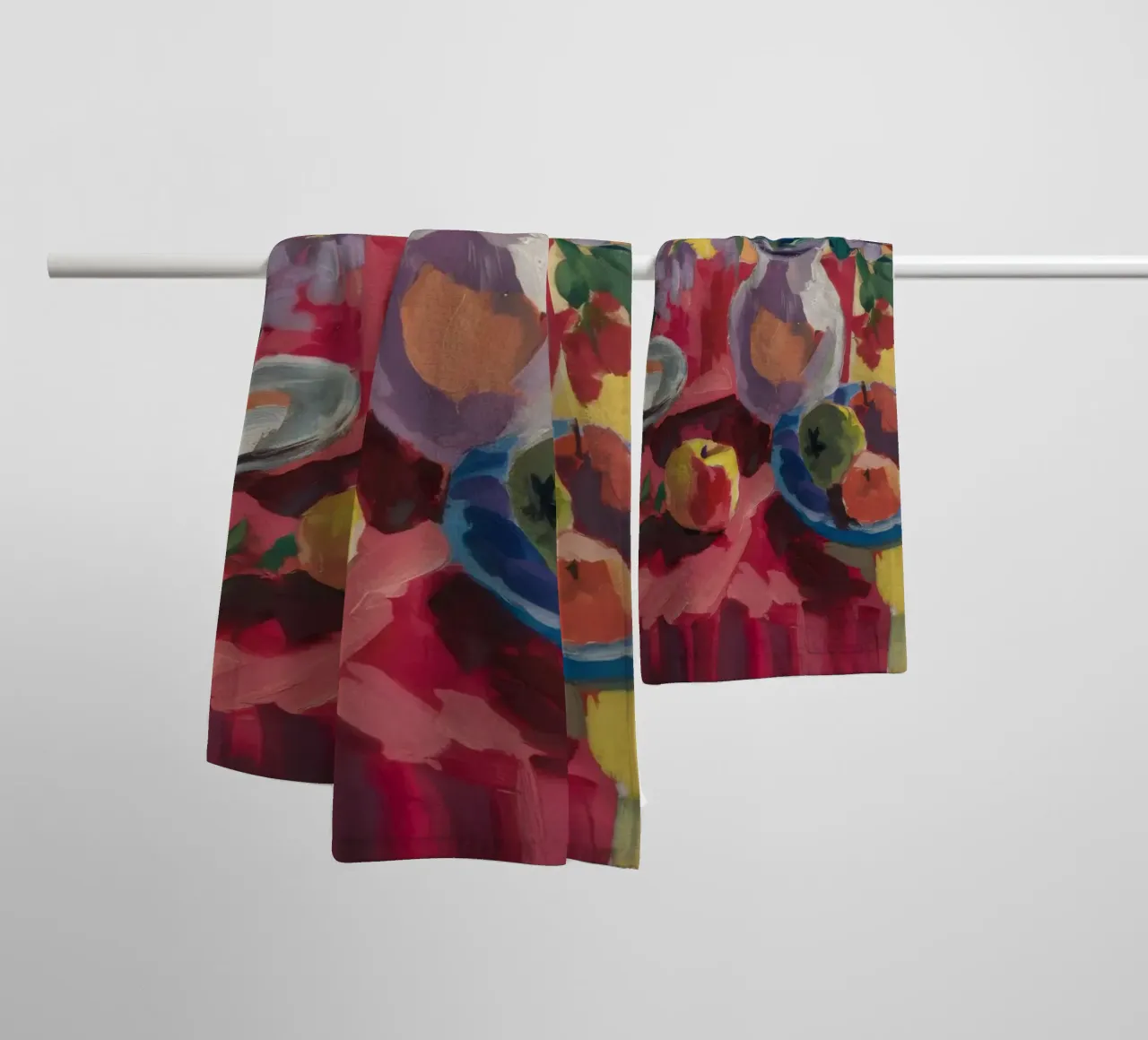 Ruby Teatime Splendor towel by Radiance Landscape