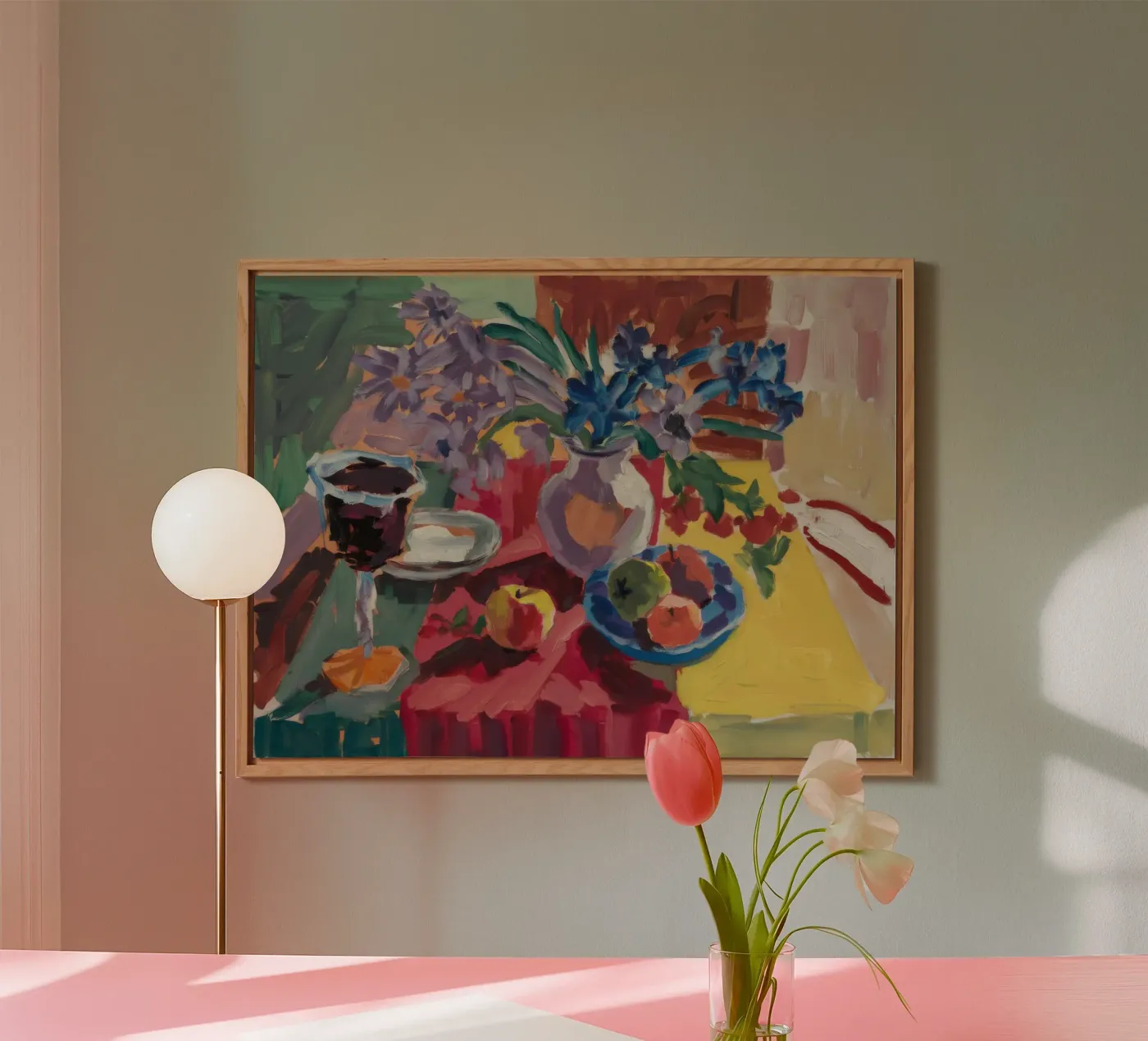 Ruby Teatime Splendor forex plate by Radiance Landscape