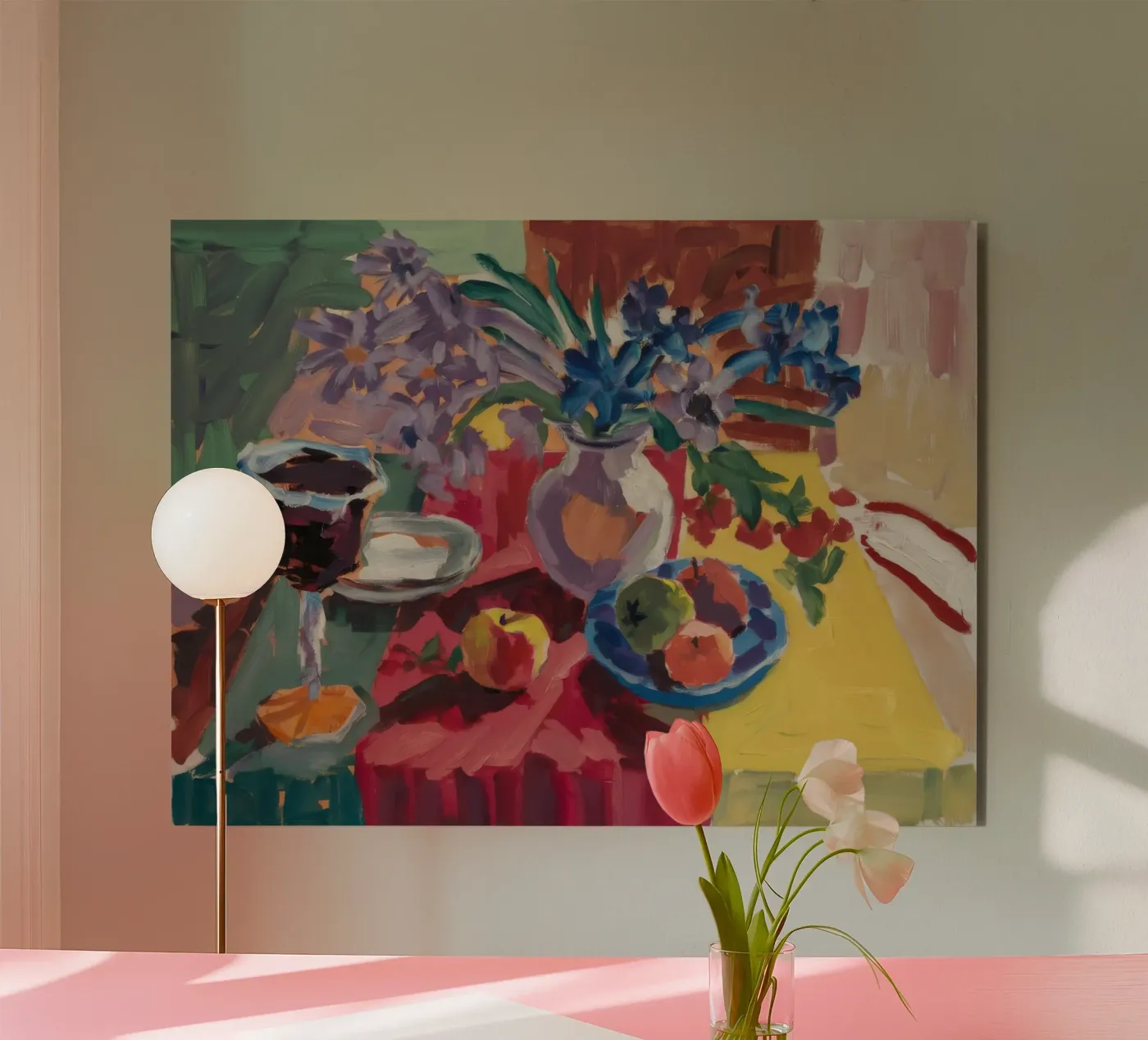 Ruby Teatime Splendor forex plate by Radiance Landscape