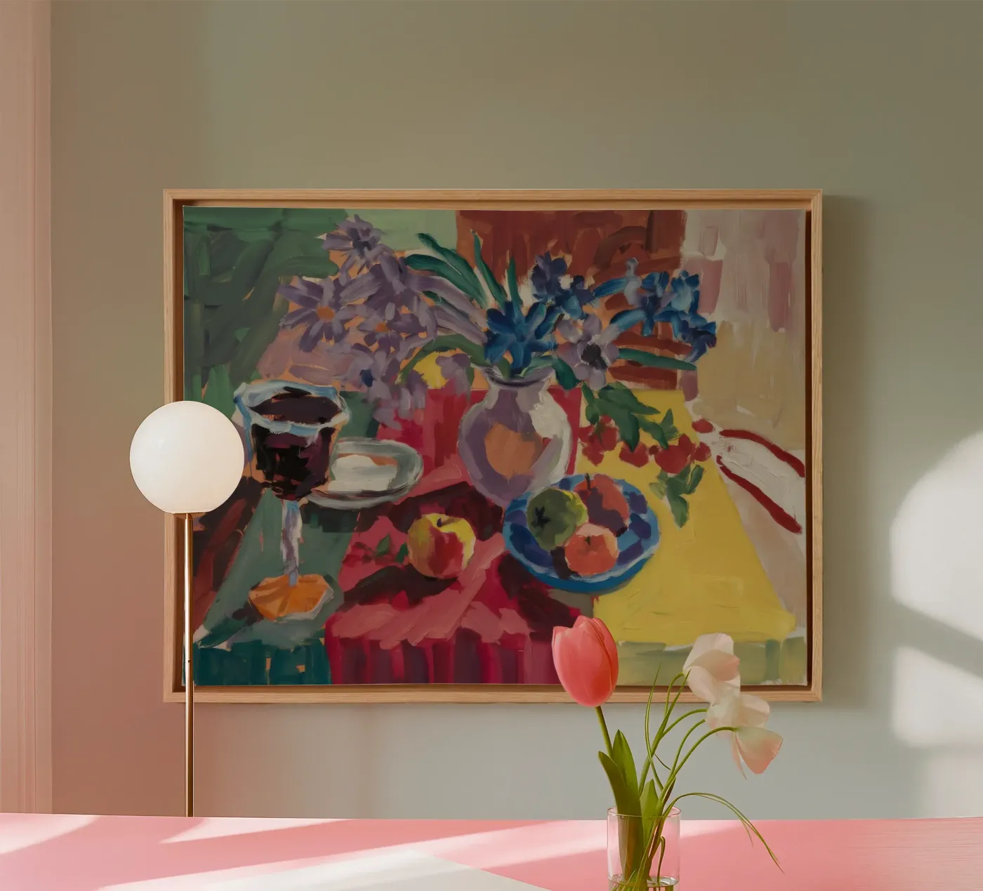 Ruby Teatime Splendor tela da Radiance Landscape