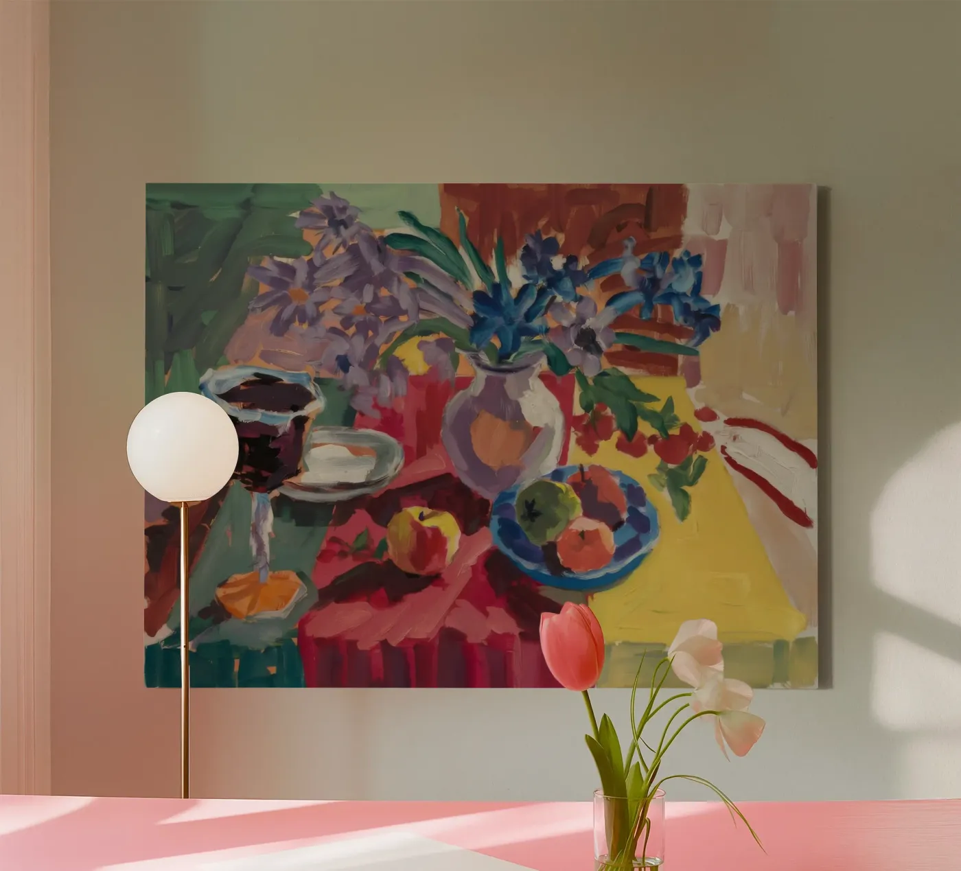 Ruby Teatime Splendor tela da Radiance Landscape