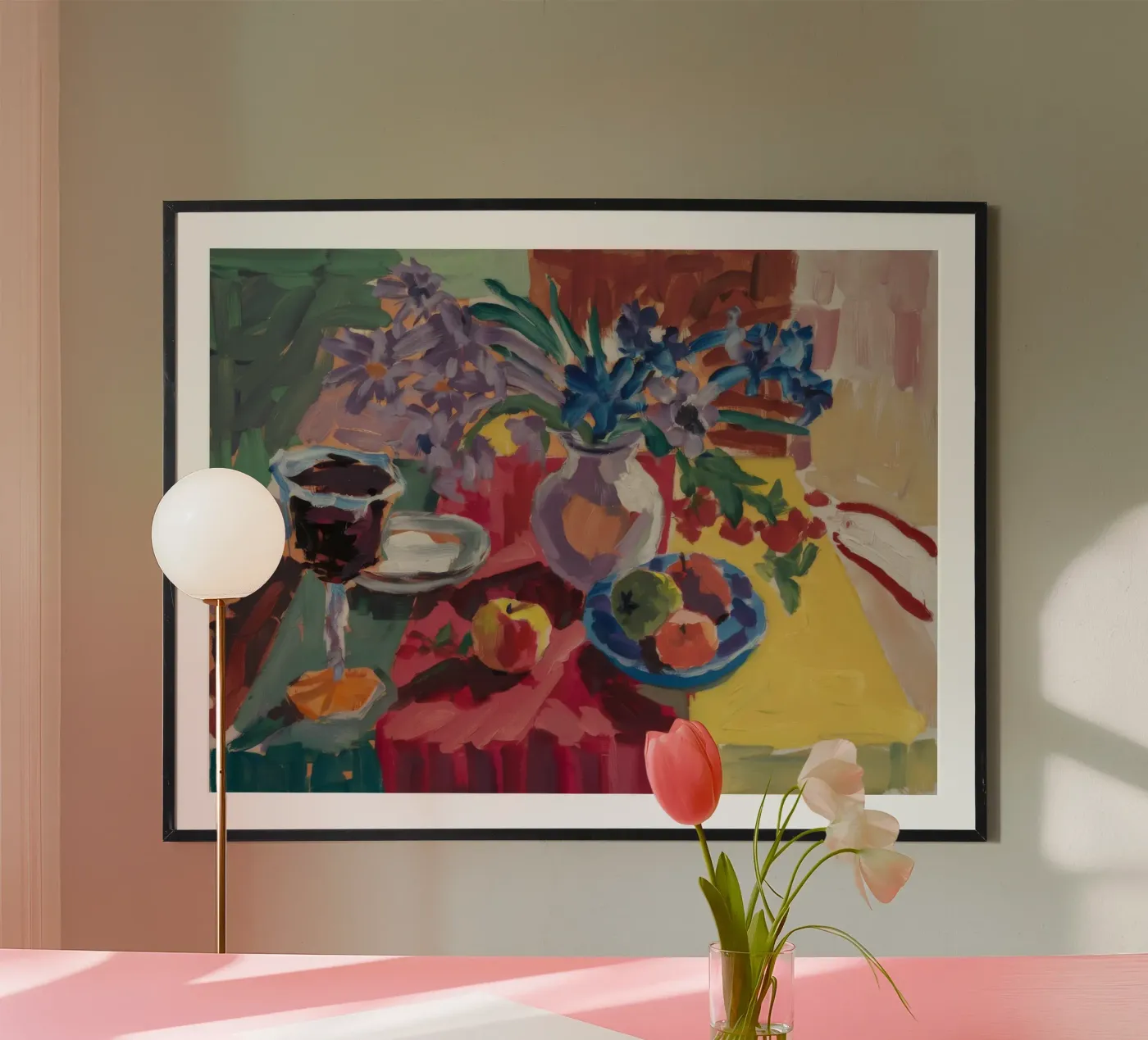 Ruby Teatime Splendor poster by Radiance Landscape