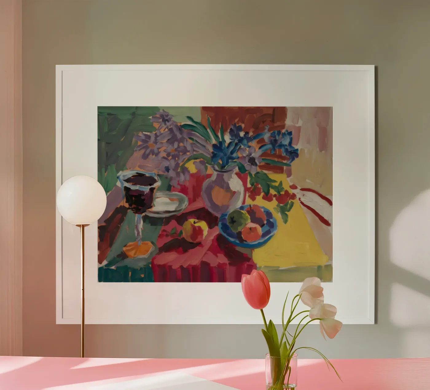 Ruby Teatime Splendor poster by Radiance Landscape