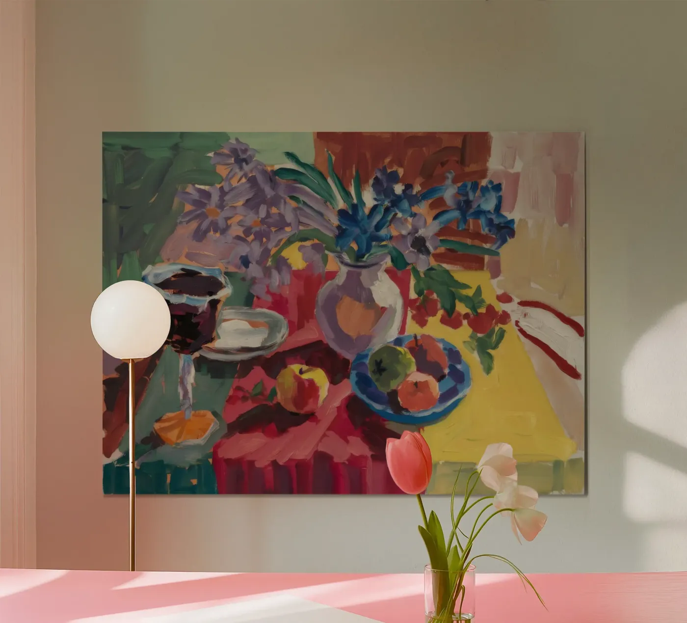 Ruby Teatime Splendor poster by Radiance Landscape