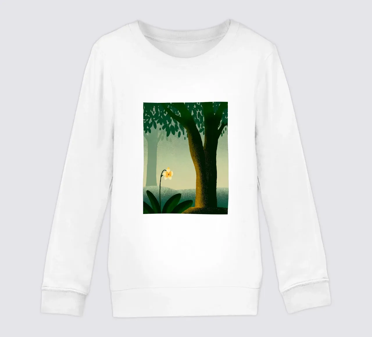 Vista sul giardino e sugli alberi felpa bambino da SOUL SHOP