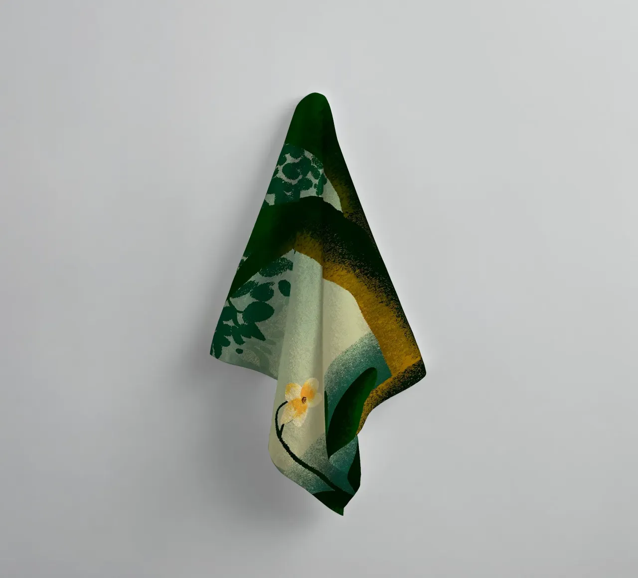 Garden and Tree View towel by SOUL SHOP