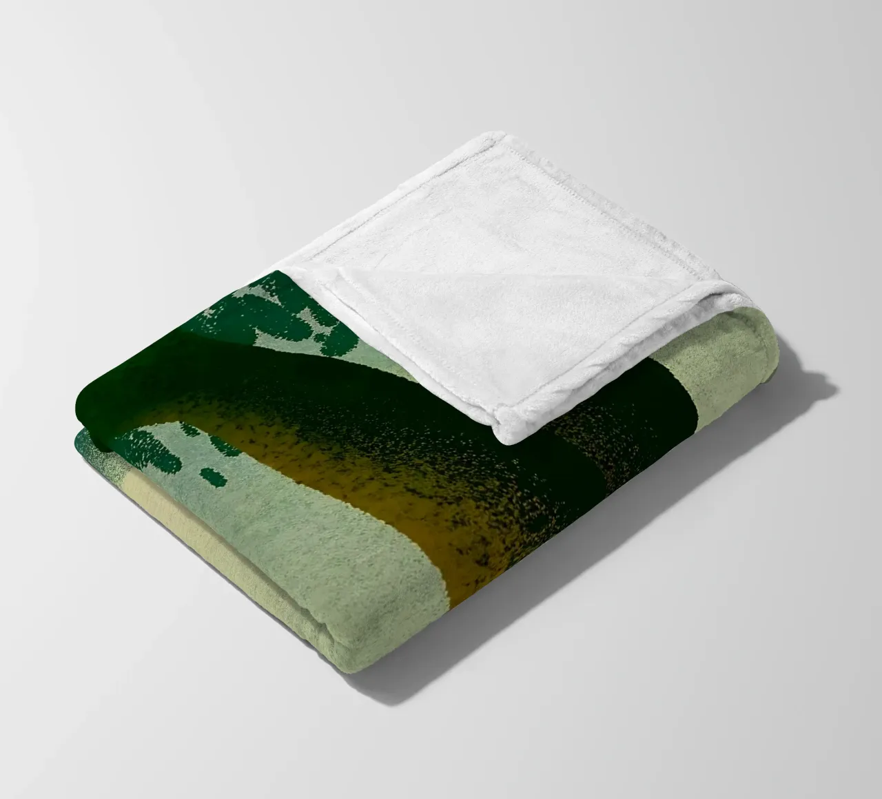 Garden and Tree View fleece blanket by SOUL SHOP