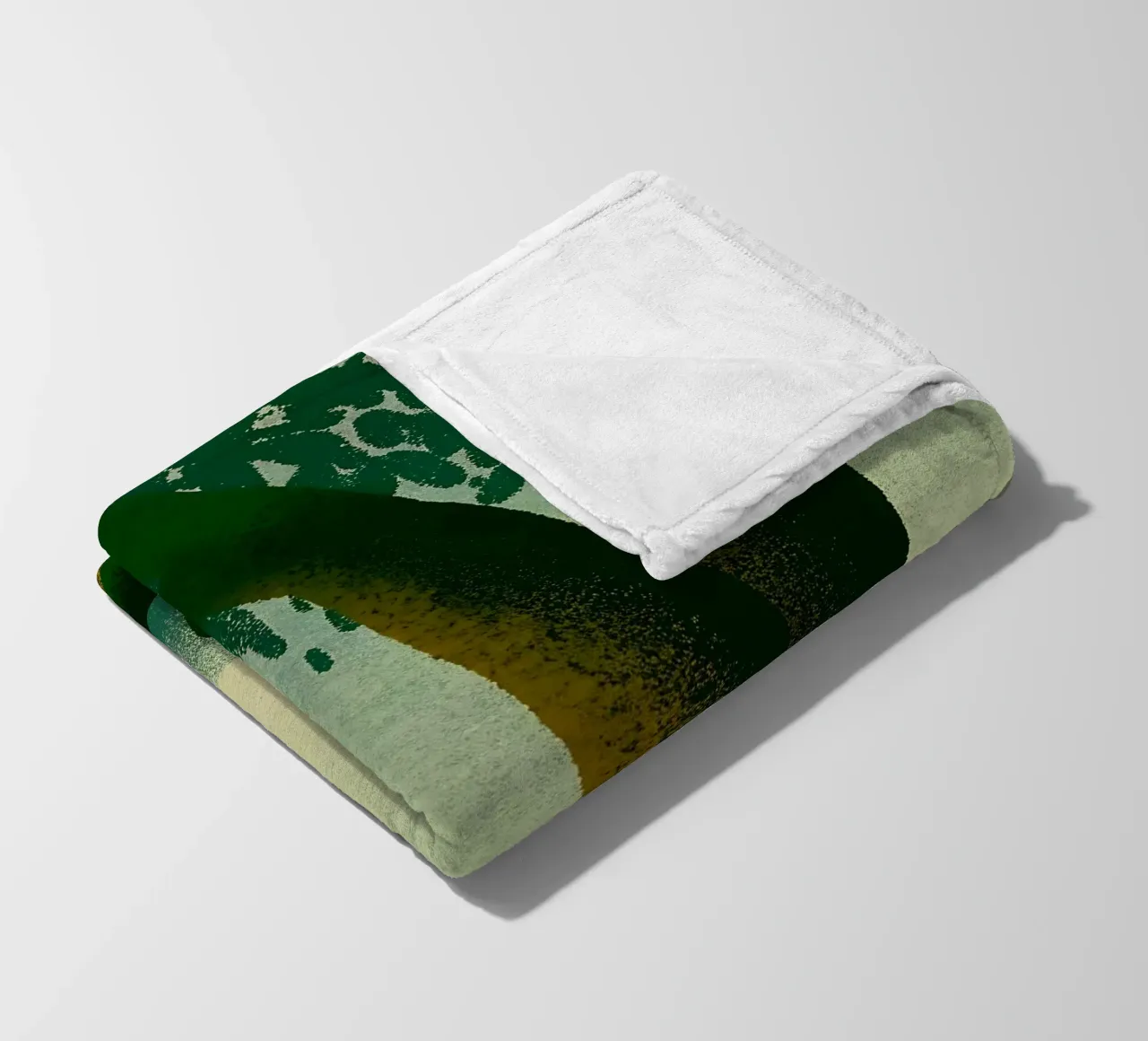 Garden and Tree View fleece blanket by SOUL SHOP