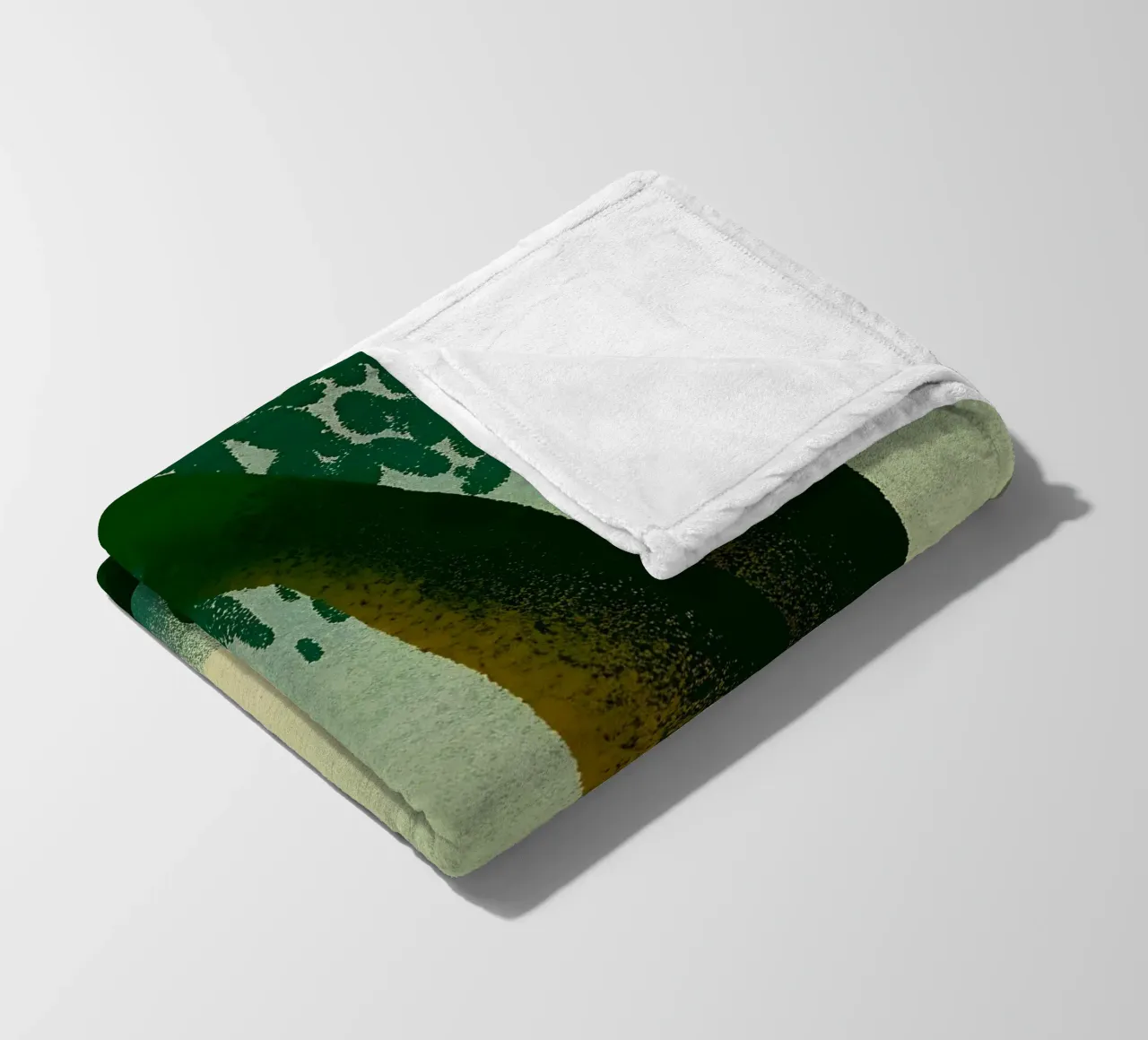 Garden and Tree View fleece blanket by SOUL SHOP