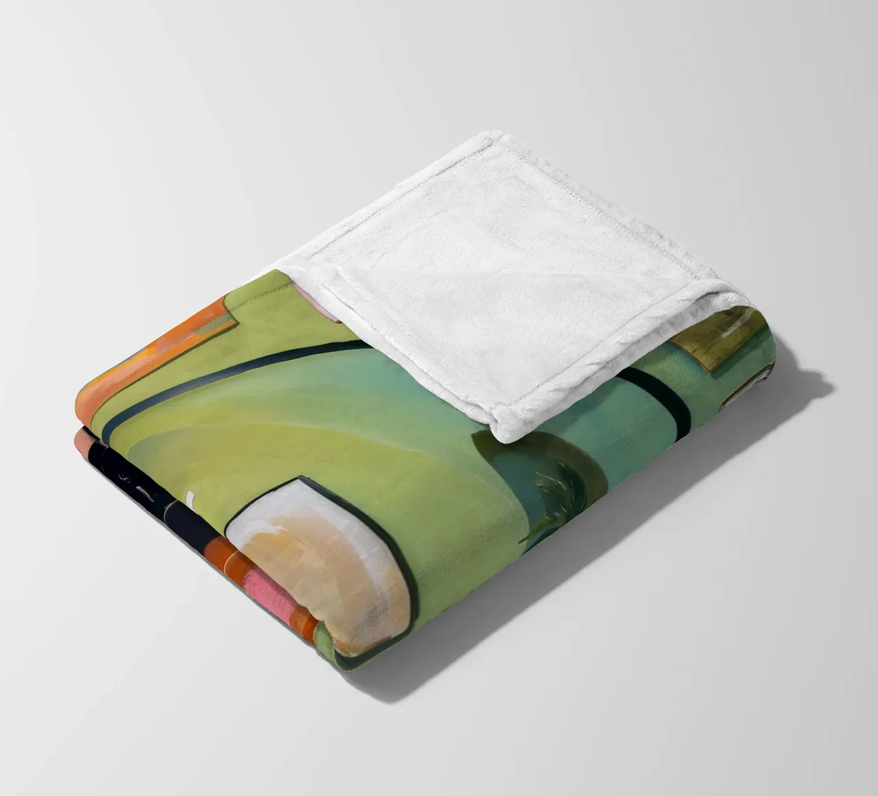 Agrumi a scacchiera coperta in pile da Opal Strokes