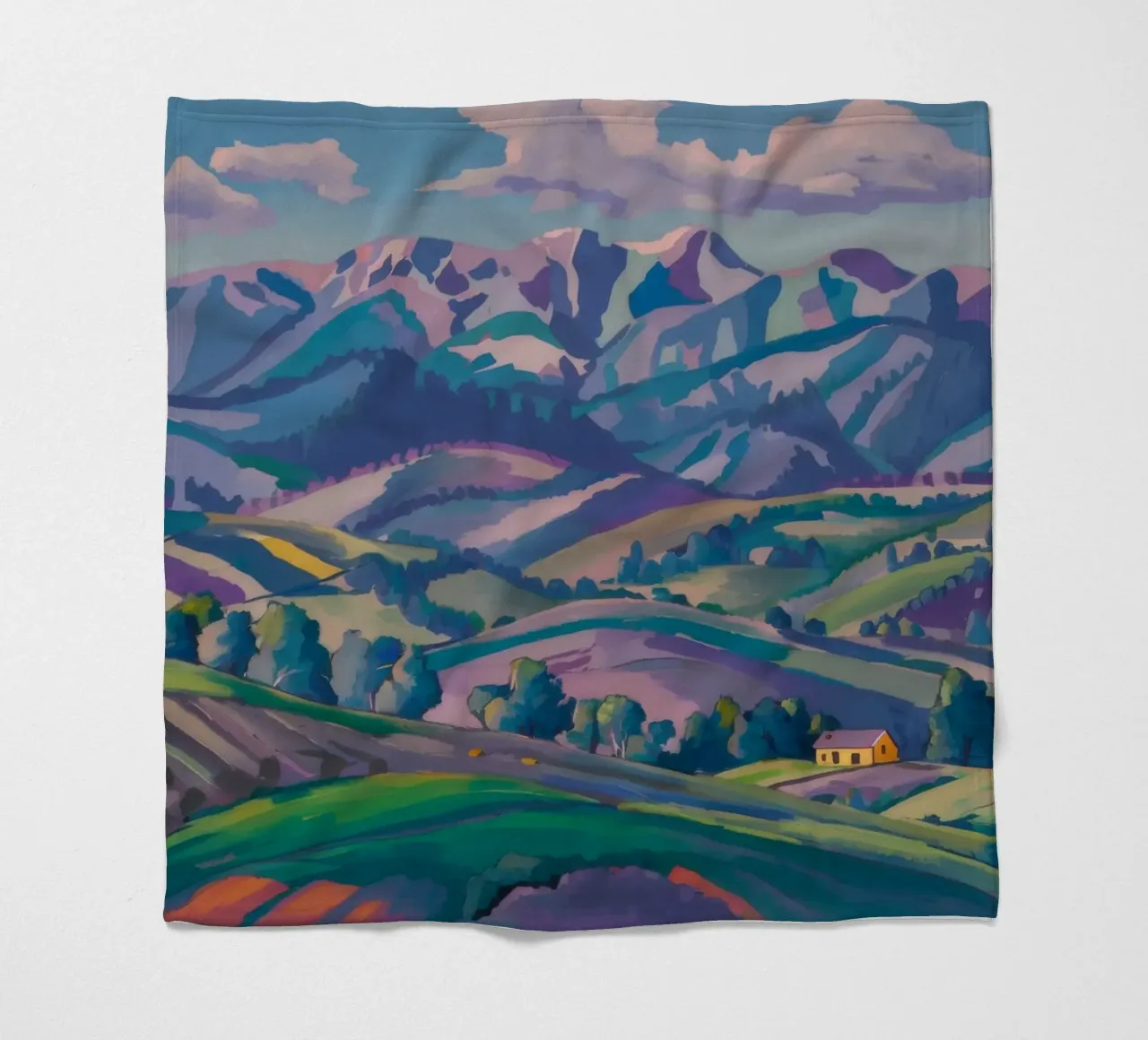 Panorama del Picco Ceruleo coperta in pile da Radiance Landscape