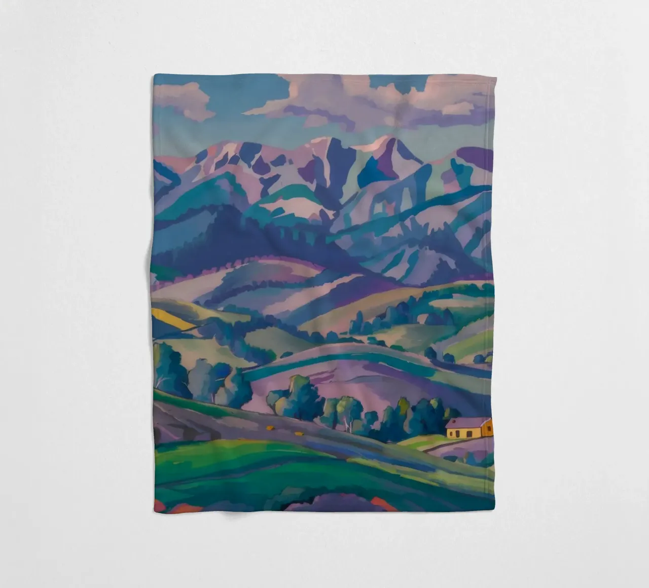 Panorama del Picco Ceruleo coperta in pile da Radiance Landscape